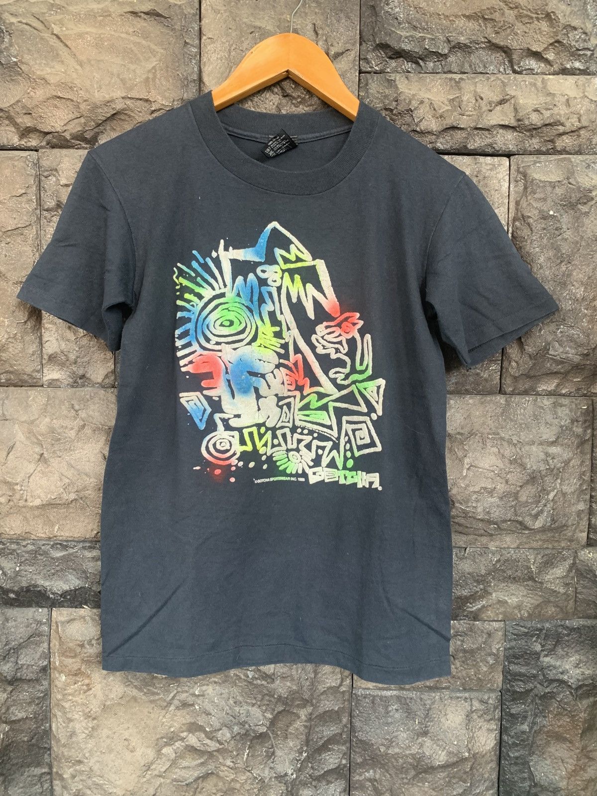 Gotcha Vintage 80s Gotcha Surf / Surfing / Surfboards T shirt Size US S / EU 44-46 / 1 - 1 Thumbnail