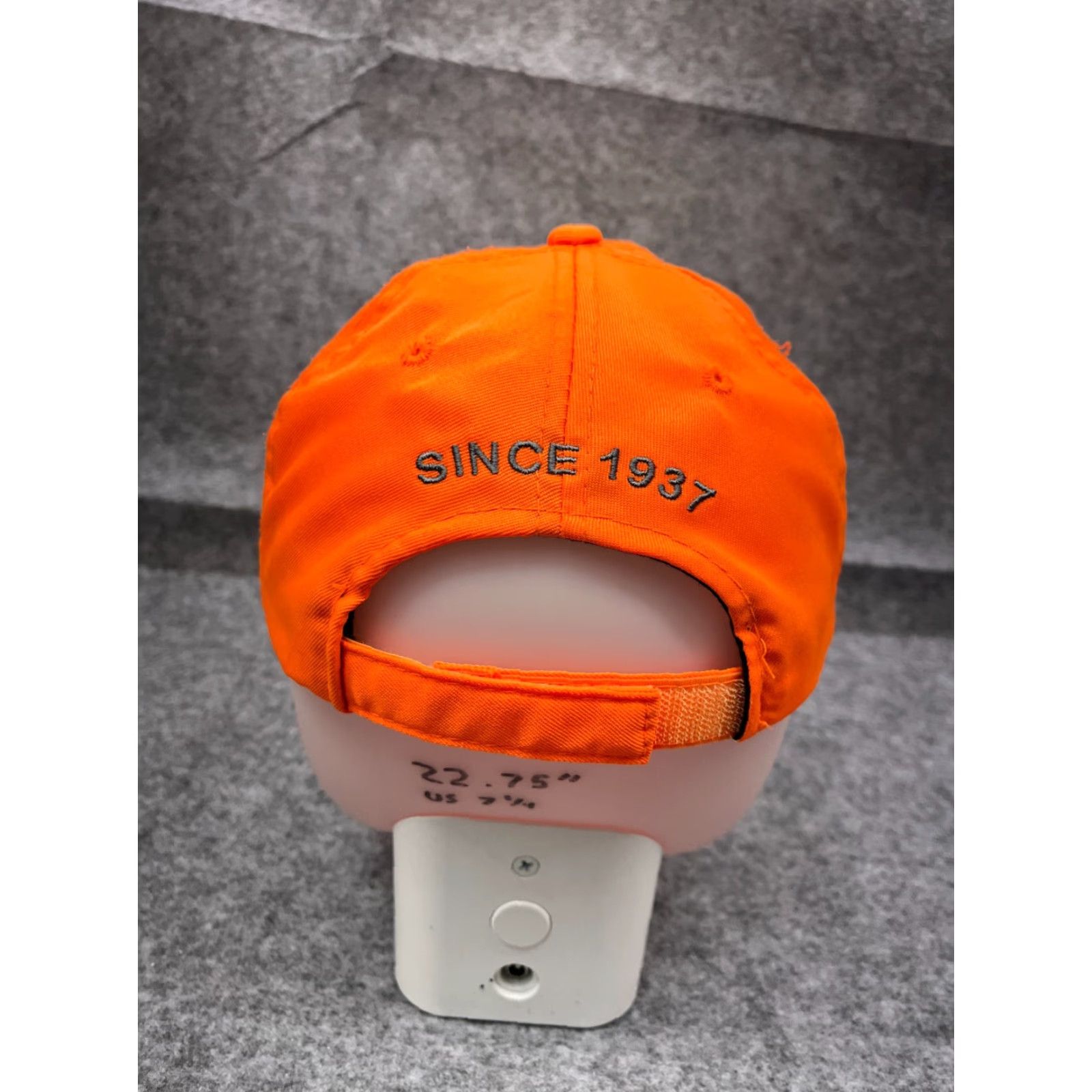 Vintage Ducks Unlimited Hat Adjustab le One Size Orange Cotton Twill Baseball Cap Men Size ONE SIZE - 6 Thumbnail