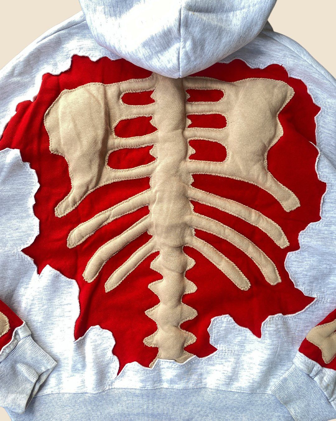 Handmade × Nike 1OF1 REWORKED NIKE BONES SPIDERWEB HOODIE SIZE LARGE Size US L / EU 52-54 / 3 - 7 Thumbnail