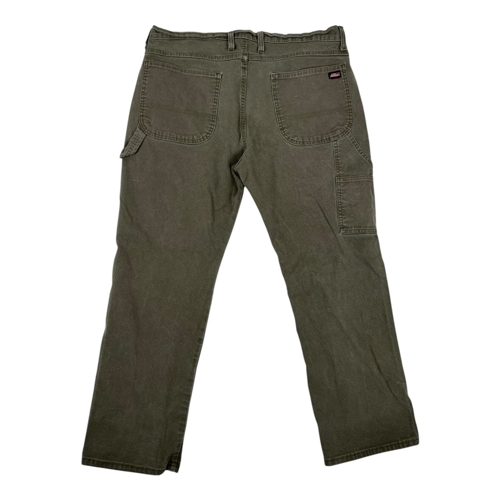 Dickies Vintage Dickies Carpenter Pants Faded Olive Green Size 36x30 Size US 36 / EU 52 - 1 Thumbnail
