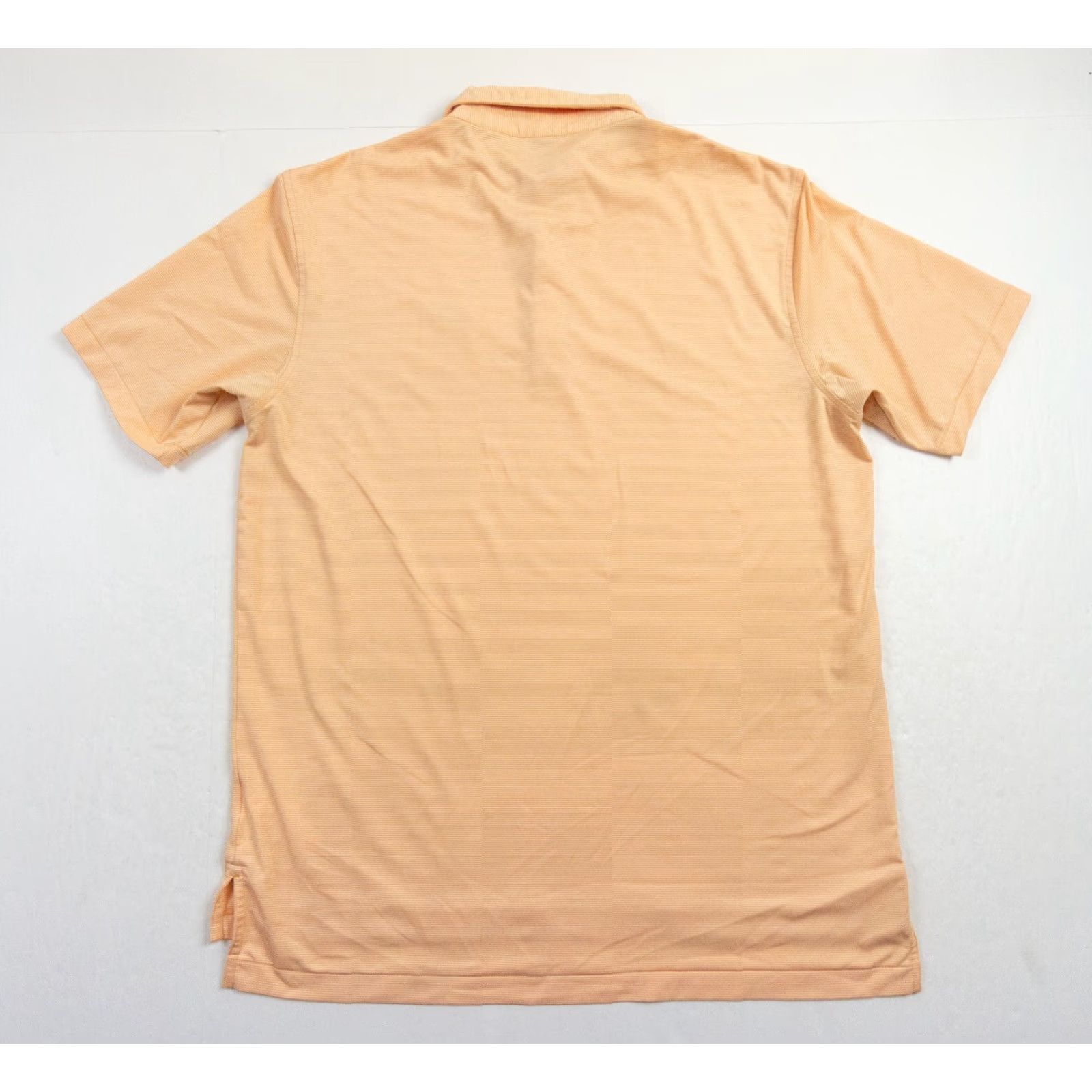 Peter Millar Peter Millar Polo Shirt Mens Large Orange Summer Comfort Striped Stretch Golf Size US L / EU 52-54 / 3 - 6 Thumbnail