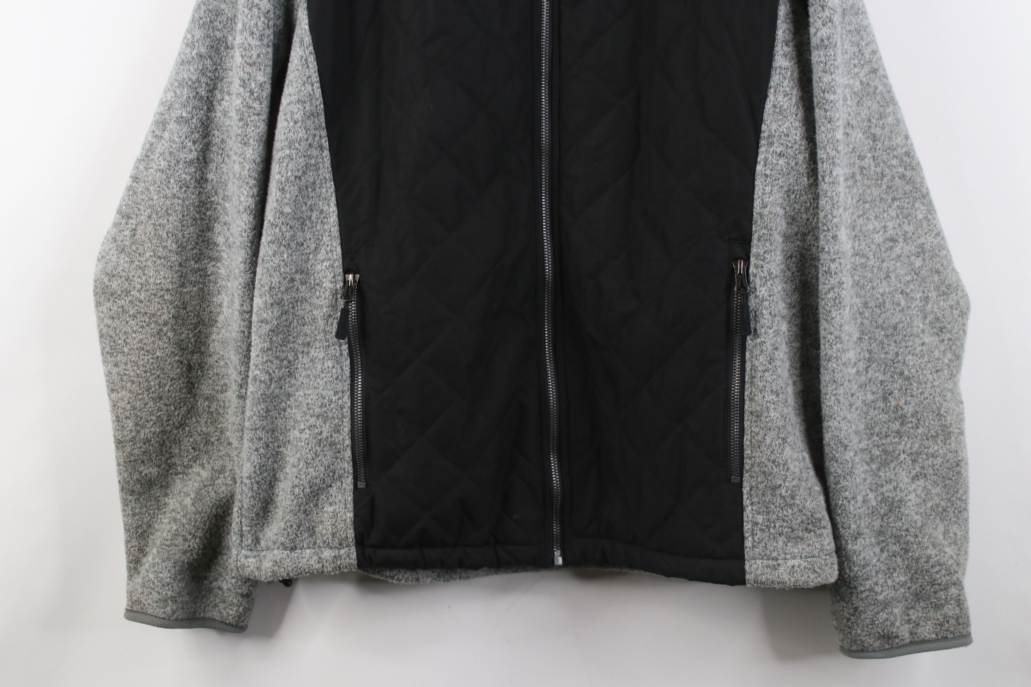 New Balance Vintage New Balance Sweater Full Zip Jacket Swacket Gray Size US L / EU 52-54 / 3 - 3 Thumbnail