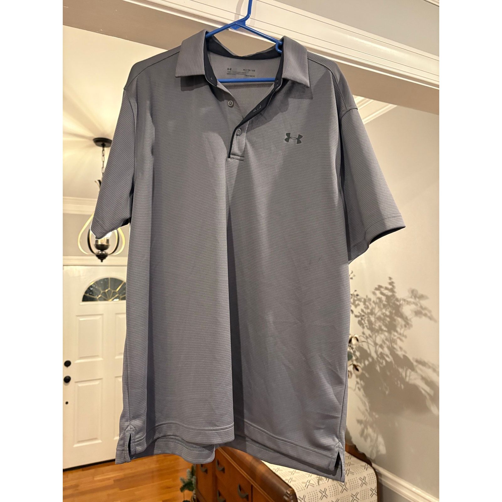 Under Armour Under Armour HeatGear Men’s Polo Shirt – Gray – Size XL Size US XL / EU 56 / 4 - 4 Thumbnail