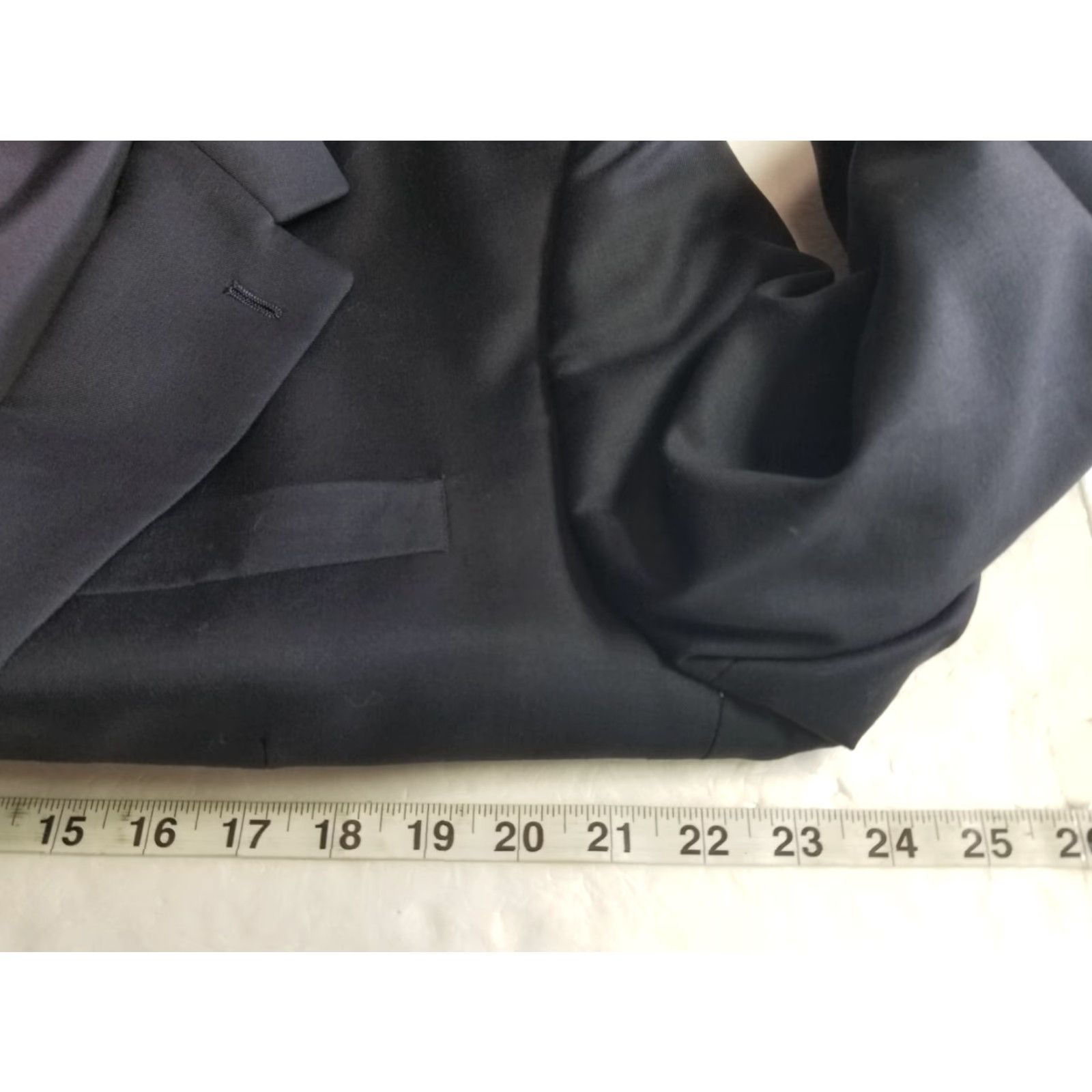 Ralph Lauren LAUREN RALPH LAUREN Sport Coat Blazer Jacket Men 40R Wool Tweed Two-Button Blue Black 2 Button Single-Breasted Dry Clean Only Size 40R - 4 Thumbnail