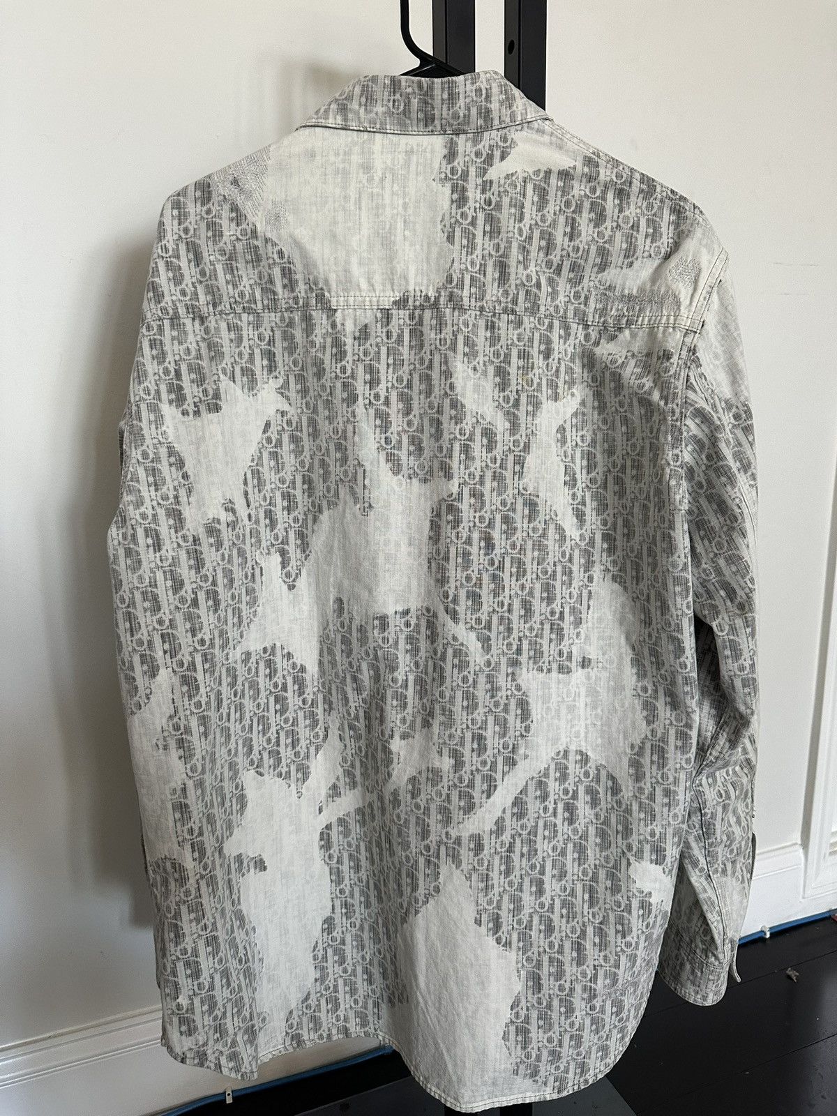 Dior Dior Distressed Oblique Button Up Size US L / EU 52-54 / 3 - 2 Thumbnail