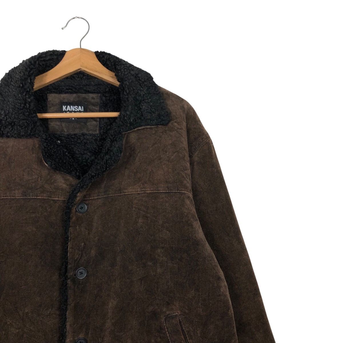 Japanese Brand 📌Vintage Chore Work Jacket Kansai Jeans Blanket Mink Fur Size US M / EU 48-50 / 2 - 7 Thumbnail