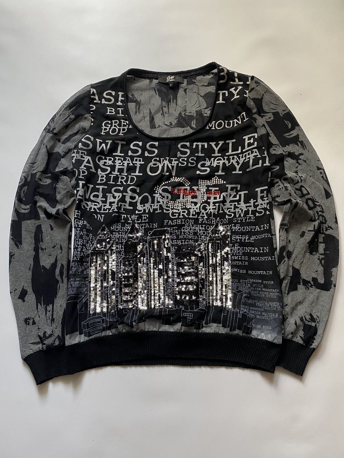 Gianfranco Ferre Gianfranco Ferre Mesh Knit Sleeves sweater Size M / US 6-8 / IT 42-44 - 3 Thumbnail