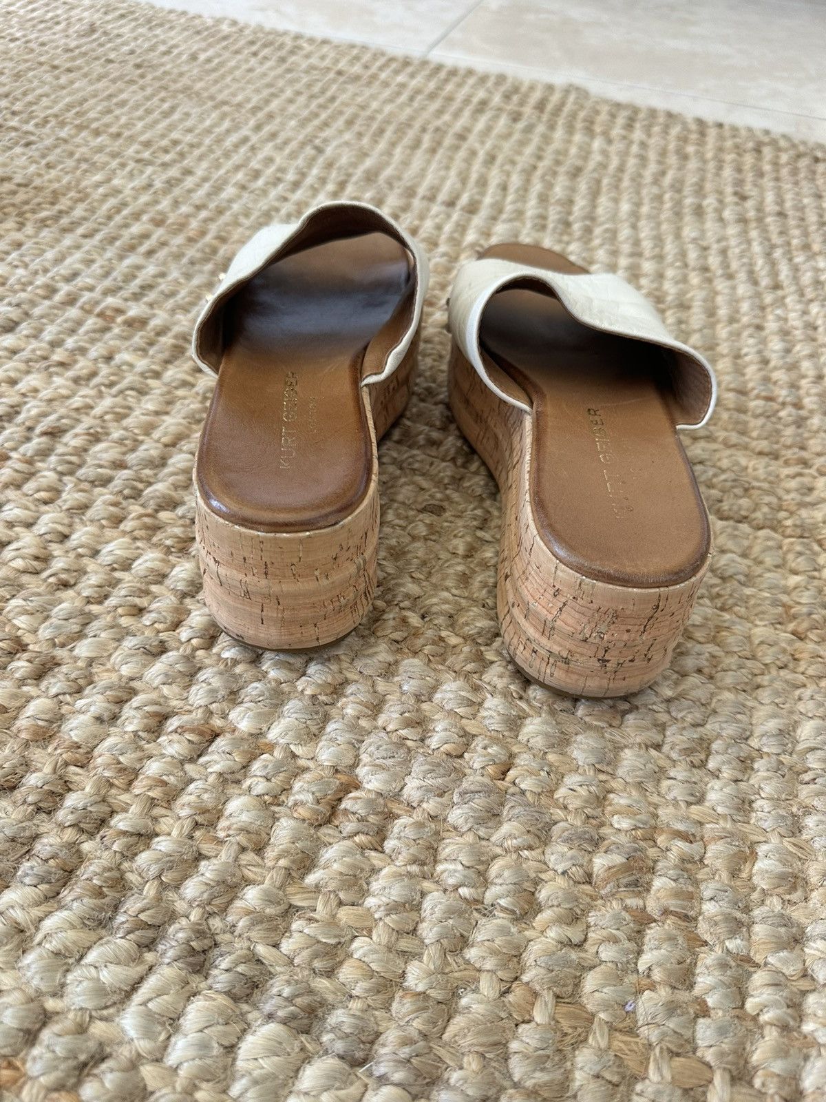 Kurt Geiger KURT GEIGER Women's Monica Croc-embossed Platform Slide 37 Size US 7 / IT 37 - 5 Thumbnail
