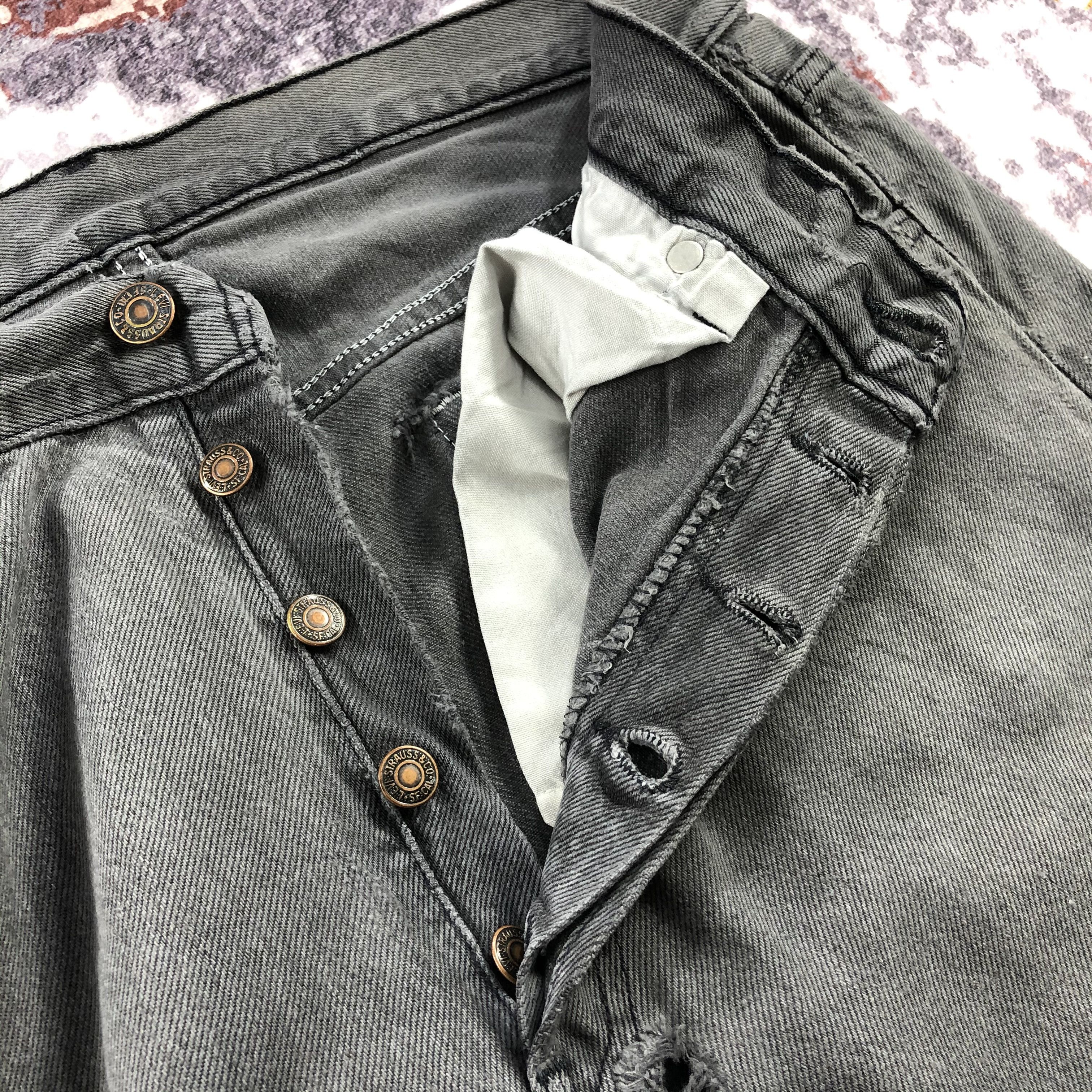 Levi's Vintage 90s Sunfaded Levis 501 Jeans-JM2290 Size US 33 - 12 Thumbnail