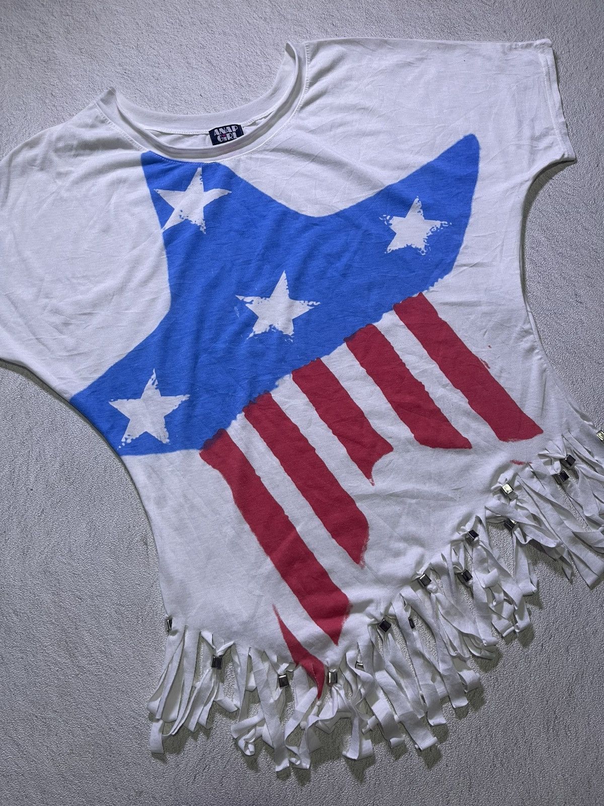 Japanese Brand Y2K ANAP short sleeve tshirt women's Size L / US 10 / IT 46 - 2 Thumbnail