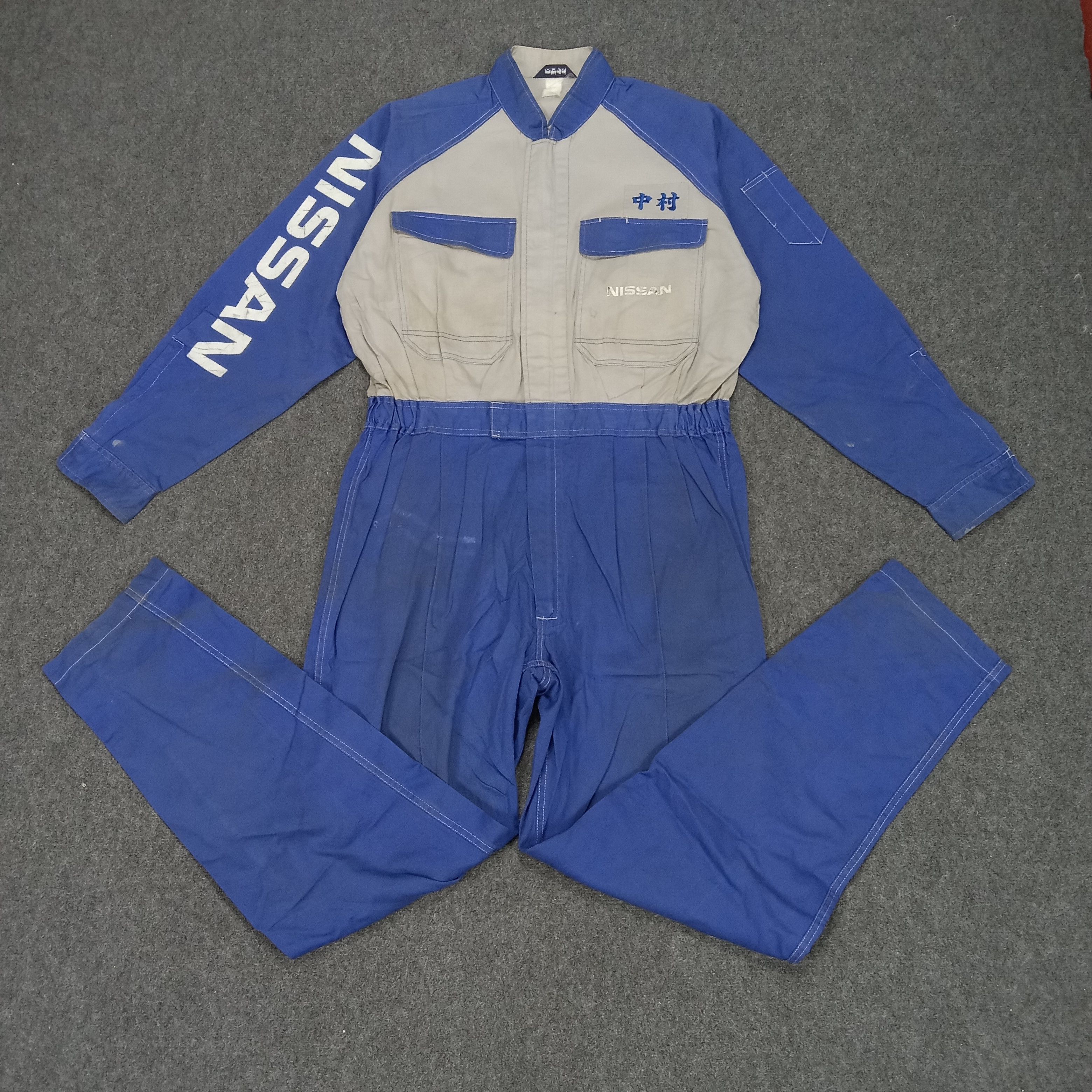 Japanese Brand × Vintage Nissan Japanese Racing Team Uniform Coverall Jacket Size US L / EU 52-54 / 3 - 4 Thumbnail