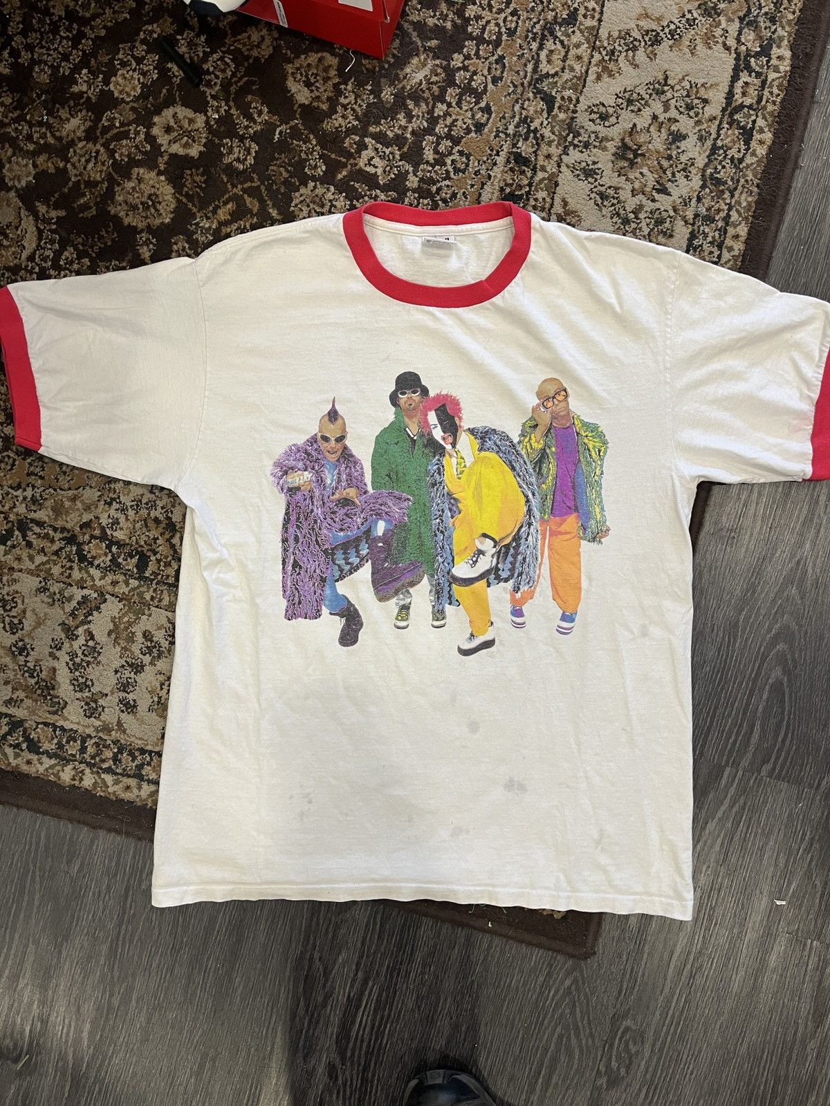 Band Tees × Vintage 90s Flipp Vintage Ringer Band Tee Size US XL / EU 56 / 4 - 1 Thumbnail