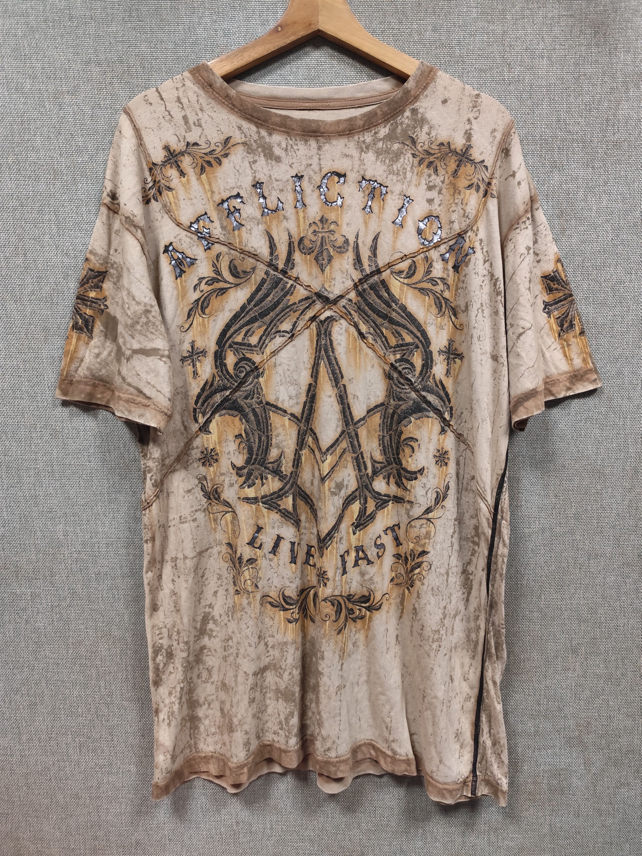 Affliction t shirt affliction made in usa Size US XL / EU 56 / 4 - 1 Thumbnail