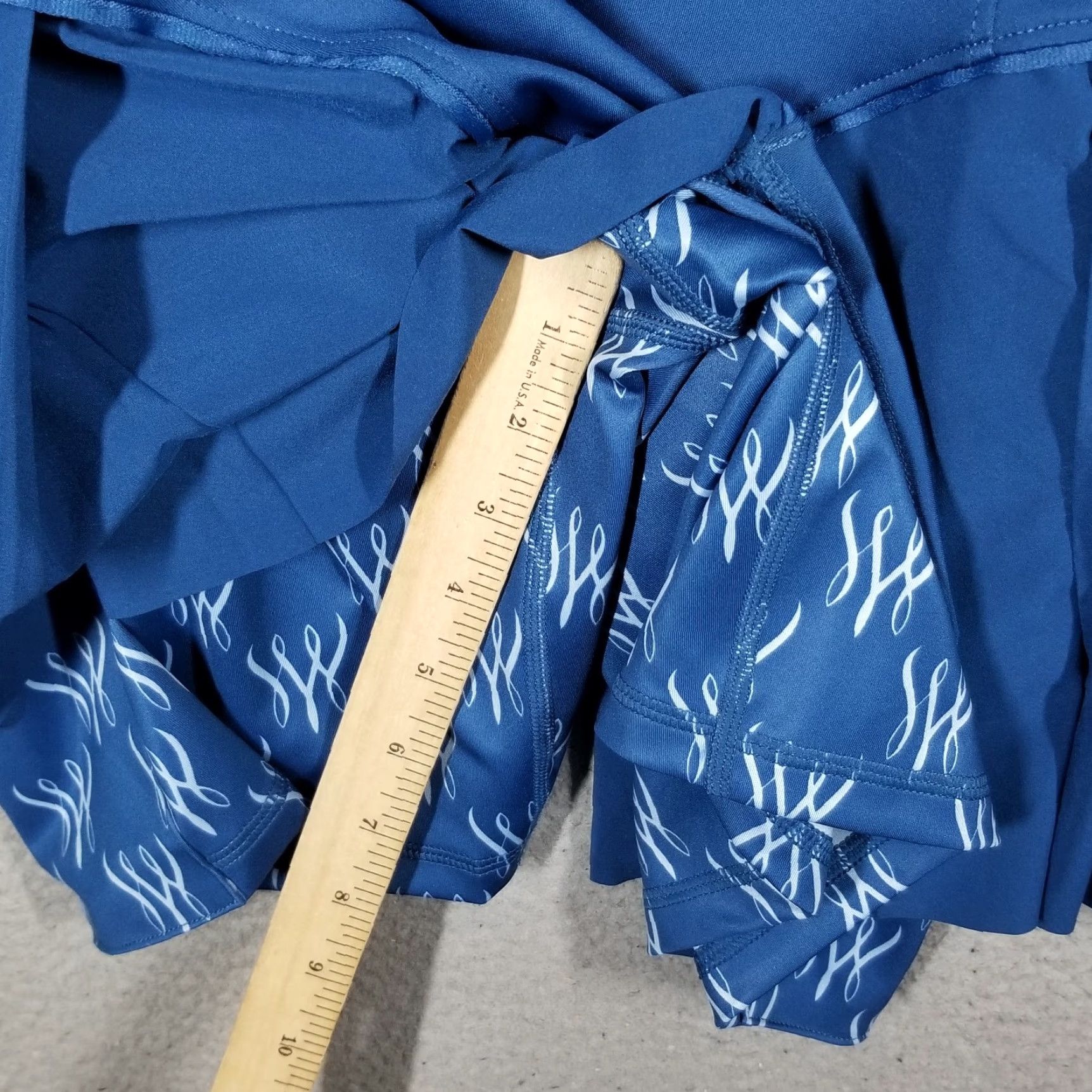 Nike VINTAGE Nike Women’s Skort Athletic Tennis Activewear 2X Blue Logo Sports Size 40" / US 18 - 7 Thumbnail