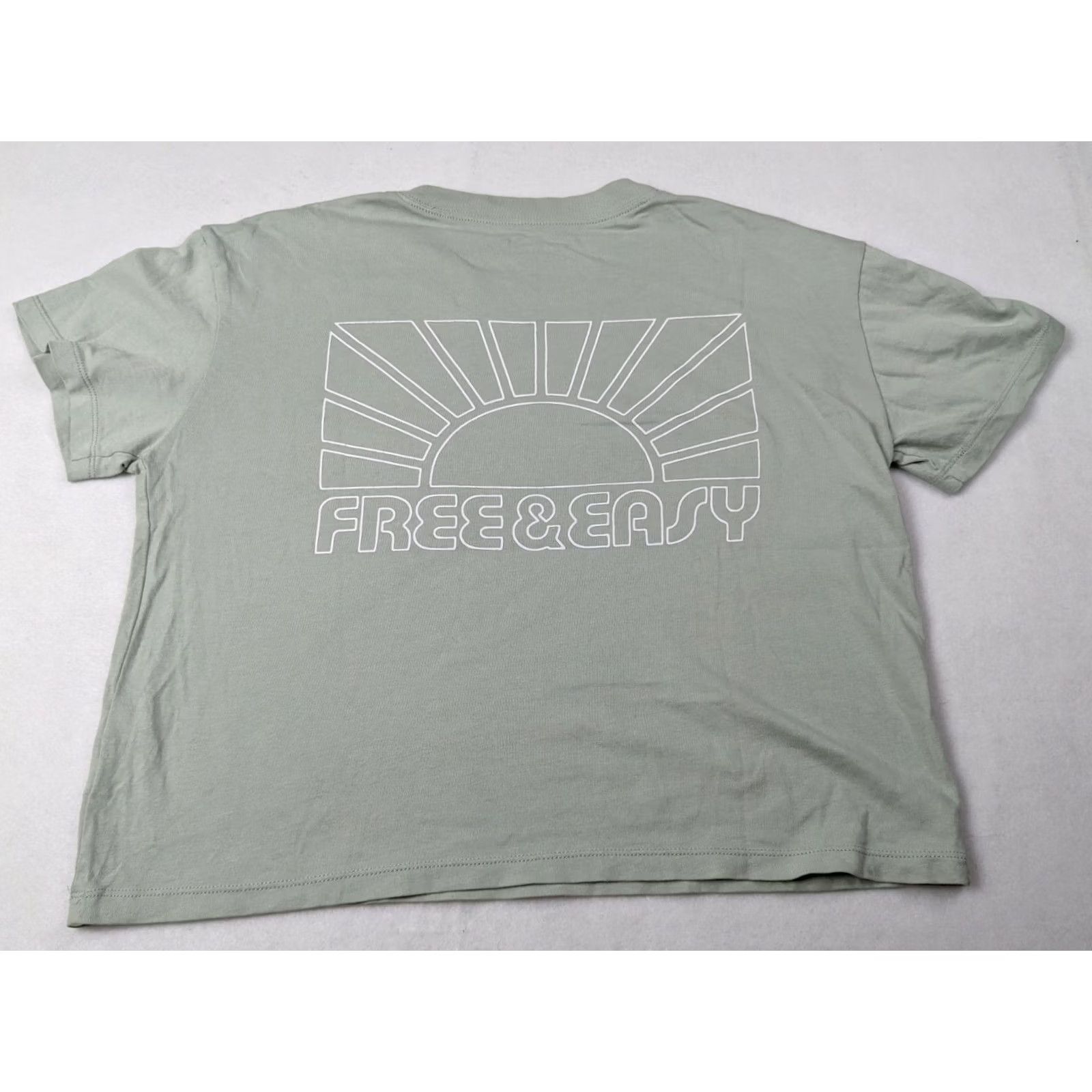 Madewell Madewell Pocket Tee Shirt Womens S Cotton Short Sleeve Light blue Solid Size 28" / US 6 / IT 42 - 7 Thumbnail