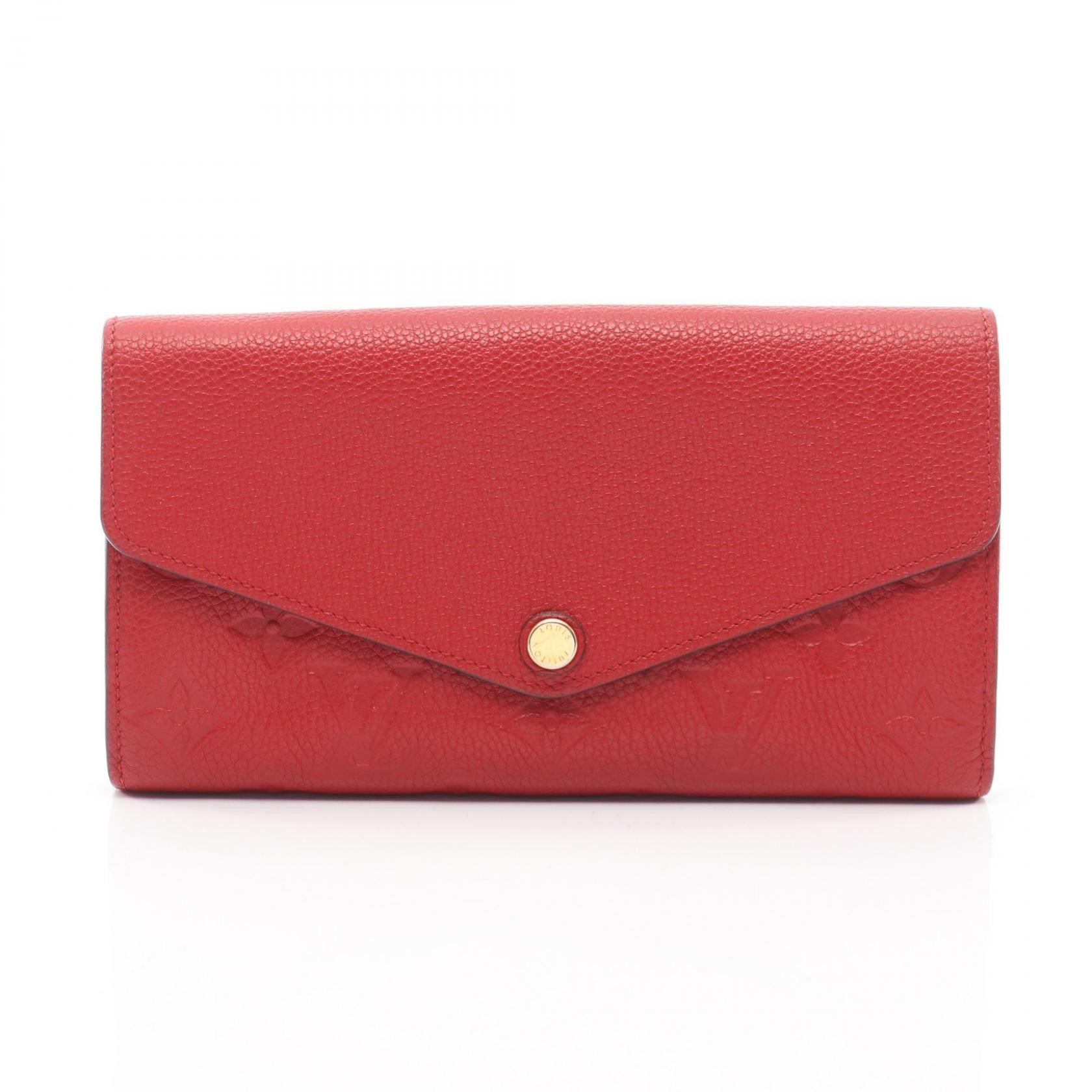 Louis Vuitton Louis Vuitton Louis Vuitton Portefeuille Sarah Monogram Empreinte Wallet Leather Long Wallet M61181 DUTY FREE for USA Size ONE SIZE - 1 Thumbnail