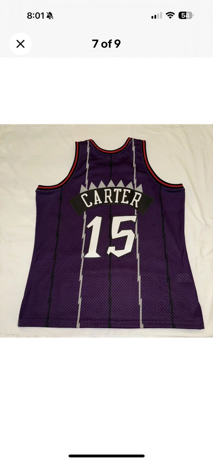 Mitchell & Ness Mitchell & Ness Toronto Raptors Vince Carter Jersey Size XL Size US XL / EU 56 / 4 - 7 Thumbnail