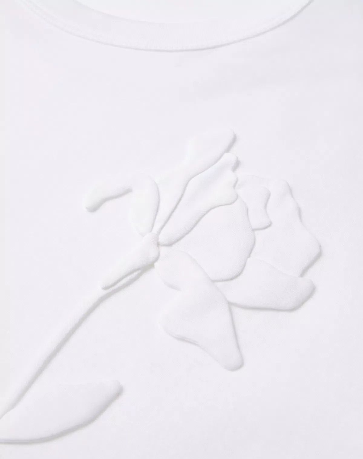 Valentino oc11z0725 Mercerised Cotton T-Shirt in White Size US XL / EU 56 / 4 - 7 Thumbnail