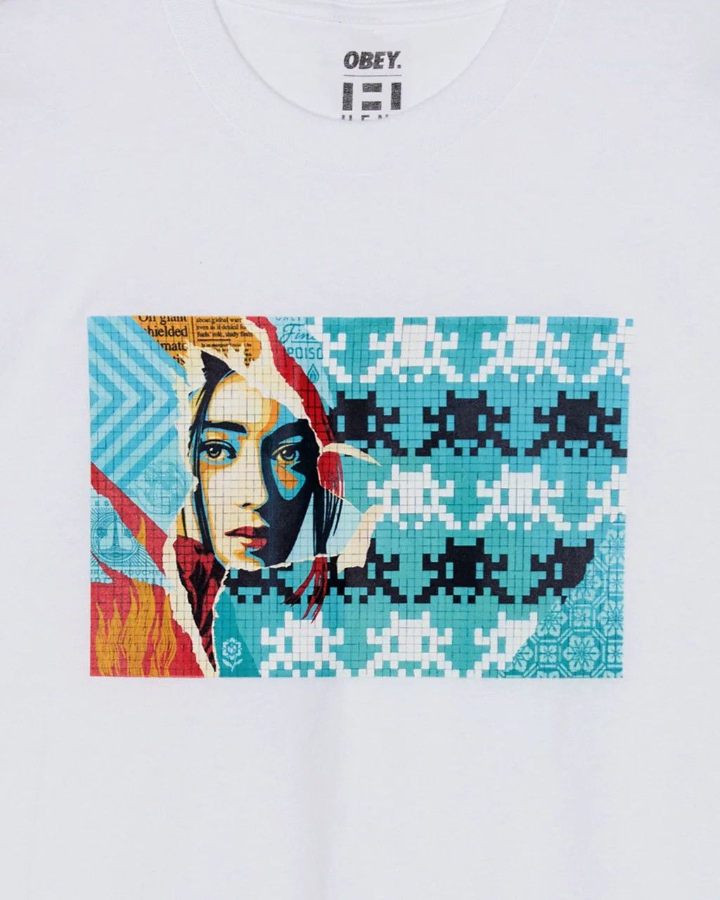 Obey × Shepard Fairey OBEY x INVADER Tee XL Size US XL / EU 56 / 4 - 2 Thumbnail