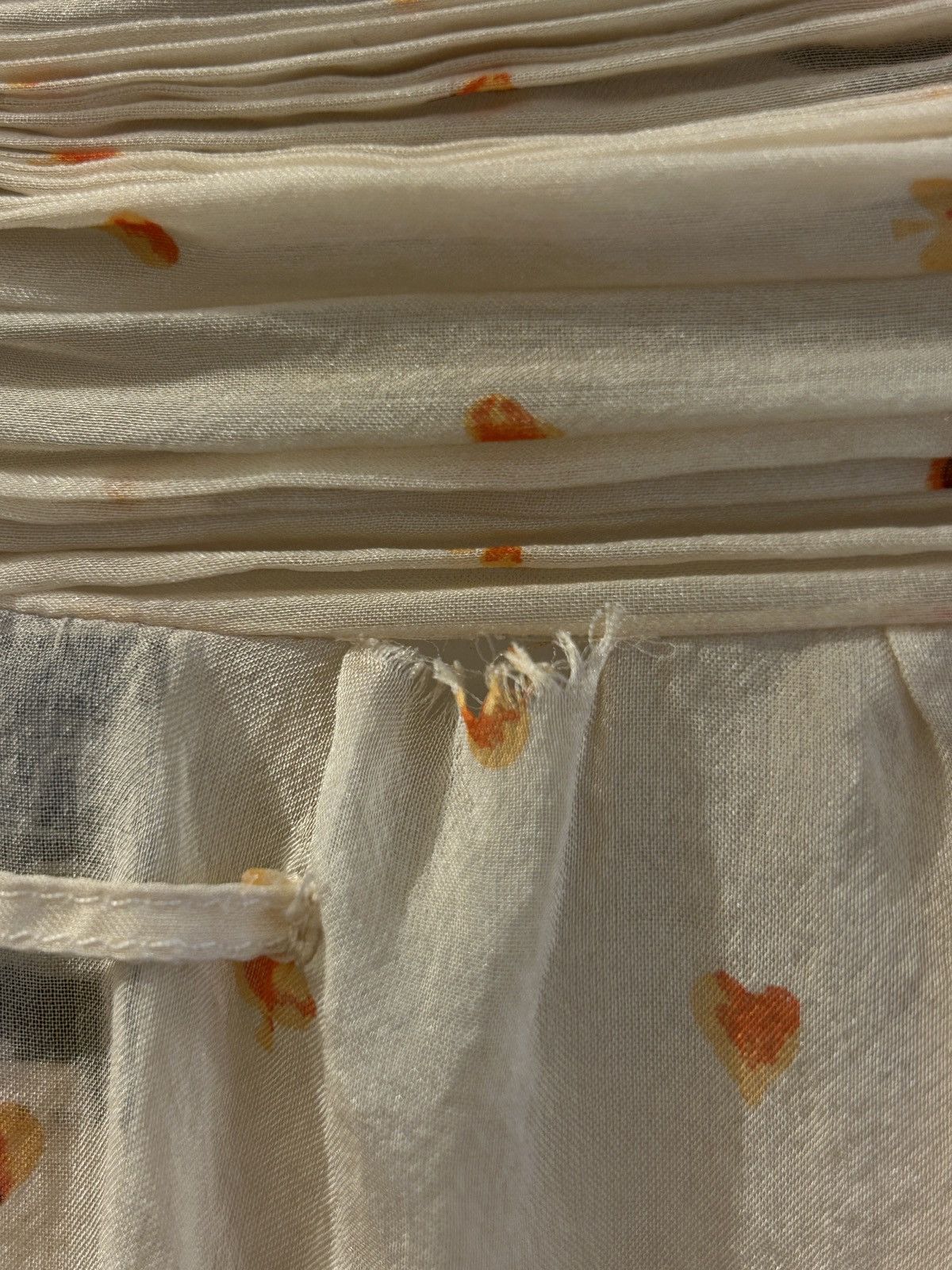 Jean Paul Gaultier Vintage pleated silk blouse with printed pattern Size M / US 6-8 / IT 42-44 - 13 Thumbnail