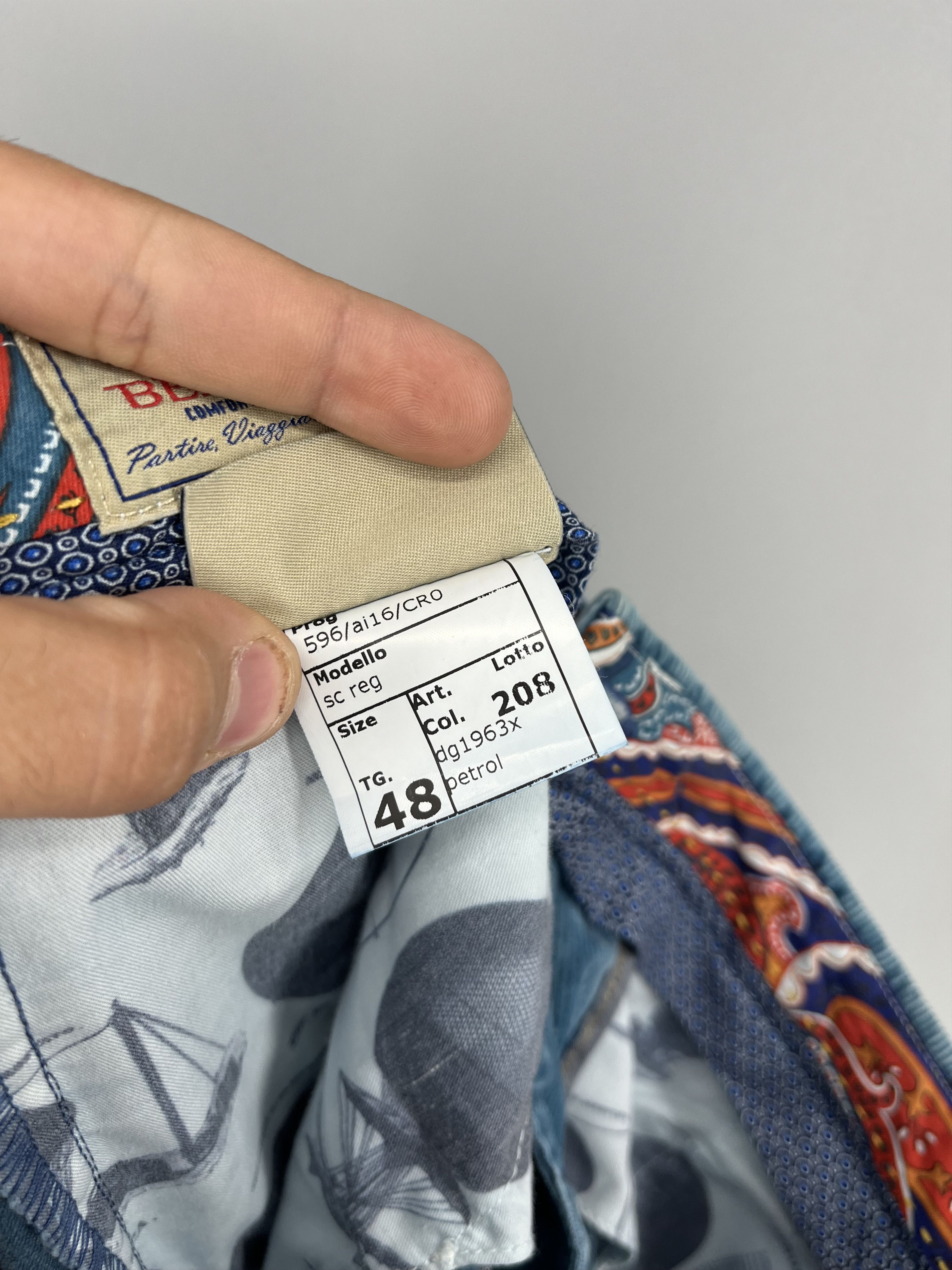 Berwick 1707 Vintage Beriz Vilvet Pants BERWICH Made In Italy Size US 32 / EU 48 - 12 Thumbnail