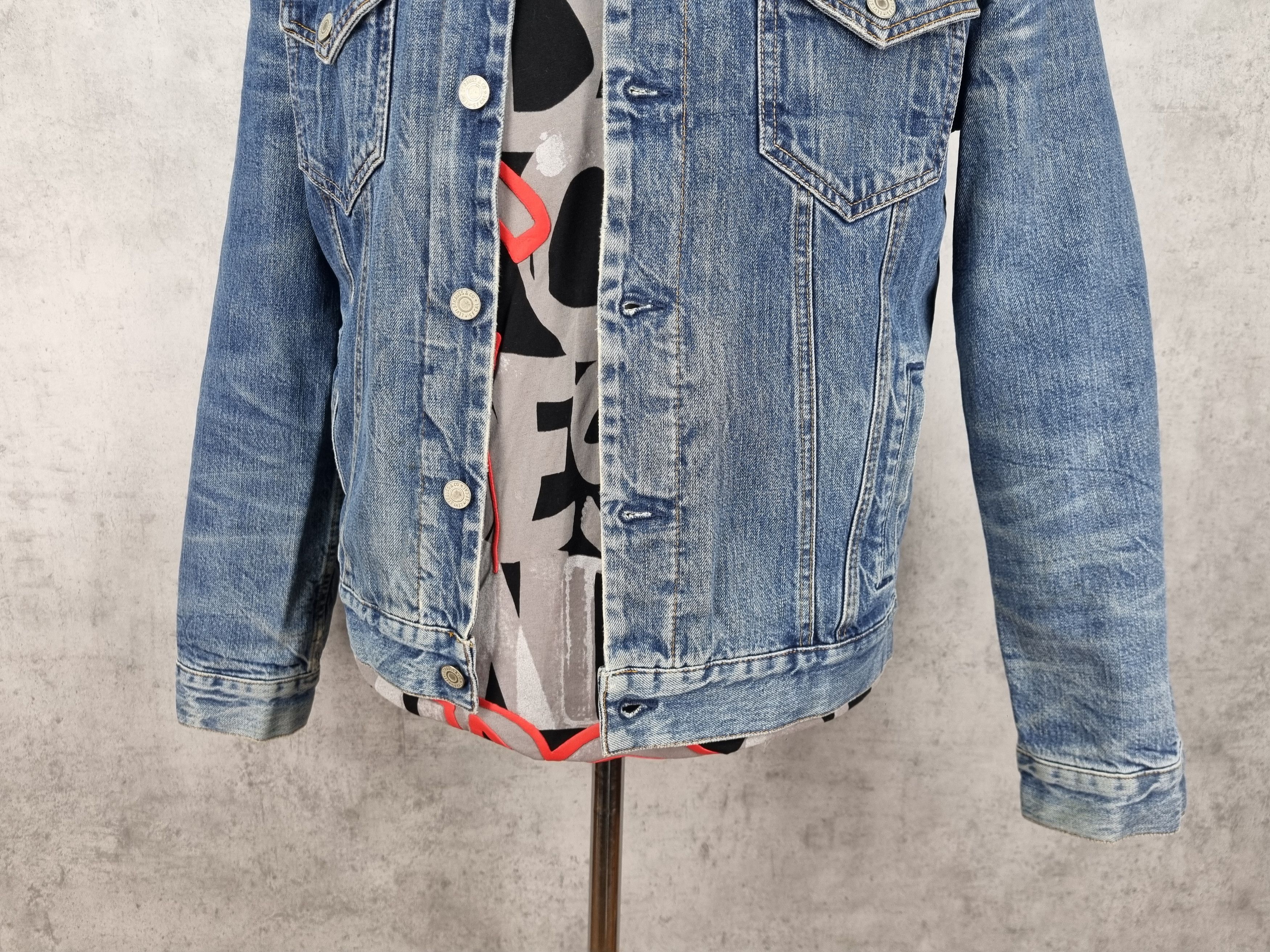 Levi's × Levi's Vintage Clothing × Vintage Distressed Faded Dirty Levi's Plaid Inside Sherpa Collar Size US M / EU 48-50 / 2 - 20 Thumbnail