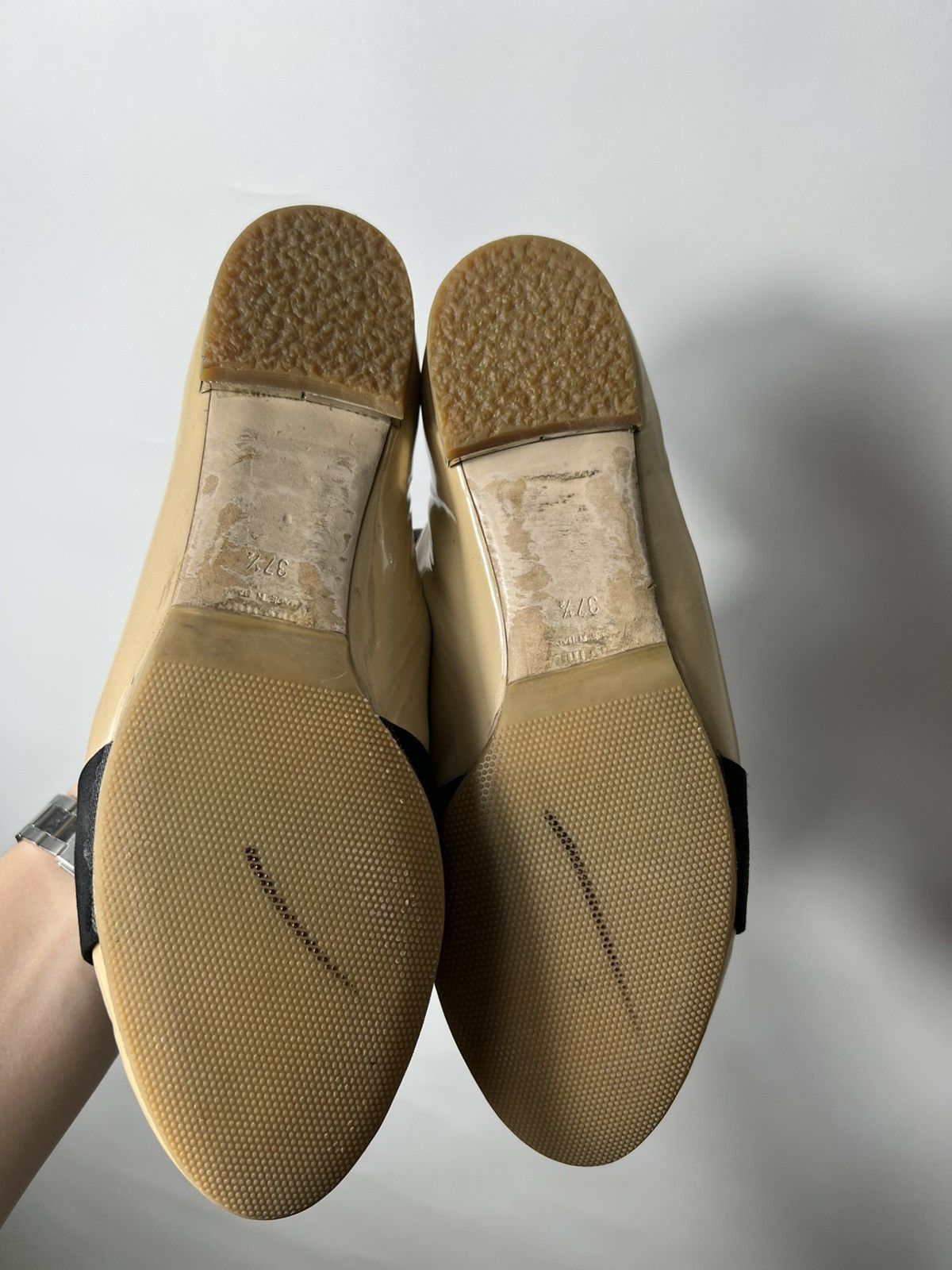Miu Miu Vintage luxury Miu Miu leather ballet flats Size 37.5 Size US 7.5 / IT 37.5 - 6 Thumbnail