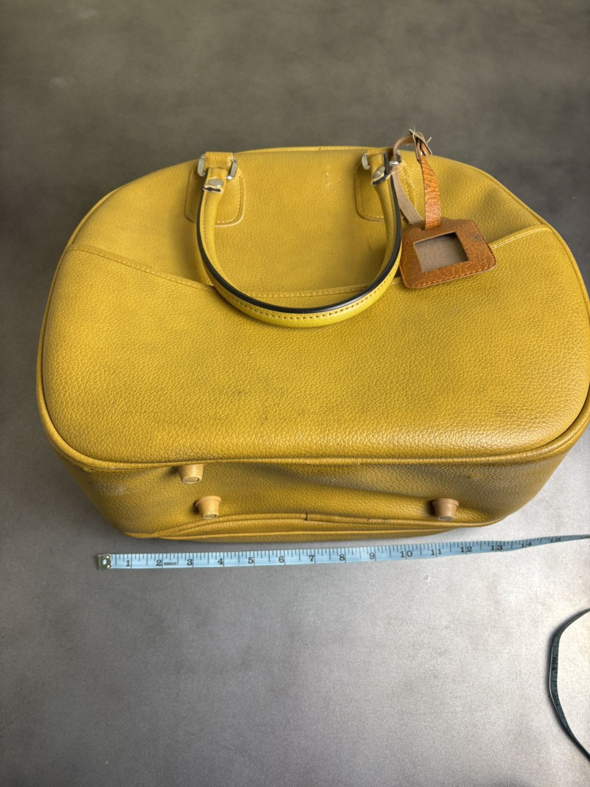 Vintage 1970s Bowling Bag Vintage Briefcase Tote Bag Lock & Key Size ONE SIZE - 13 Thumbnail