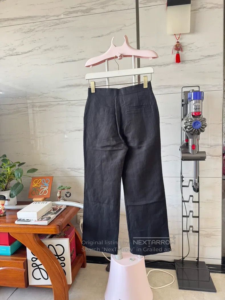Loewe Loewe High-Waisted Flared Leg Long Trousers Size 24" / US 00 / IT 34 - 2 Thumbnail