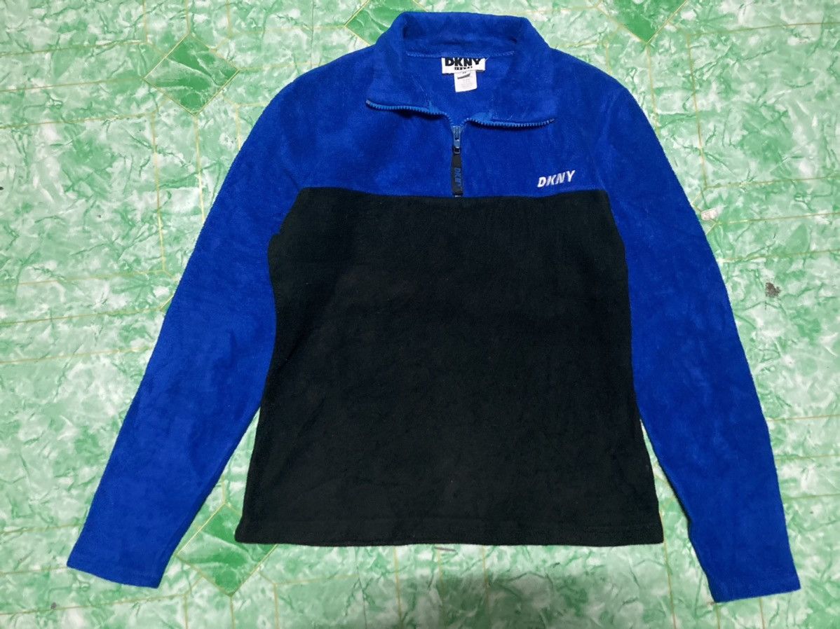 DKNY × Designer Vintage Dkny Haft Zip Long Sleeve Size US M / EU 48-50 / 2 - 1 Thumbnail