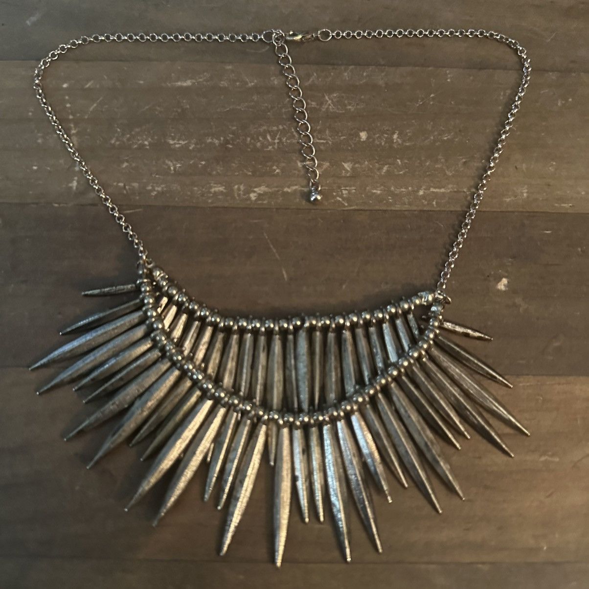 Other Gold tone tribal spike bib necklace Size ONE SIZE - 2 Thumbnail