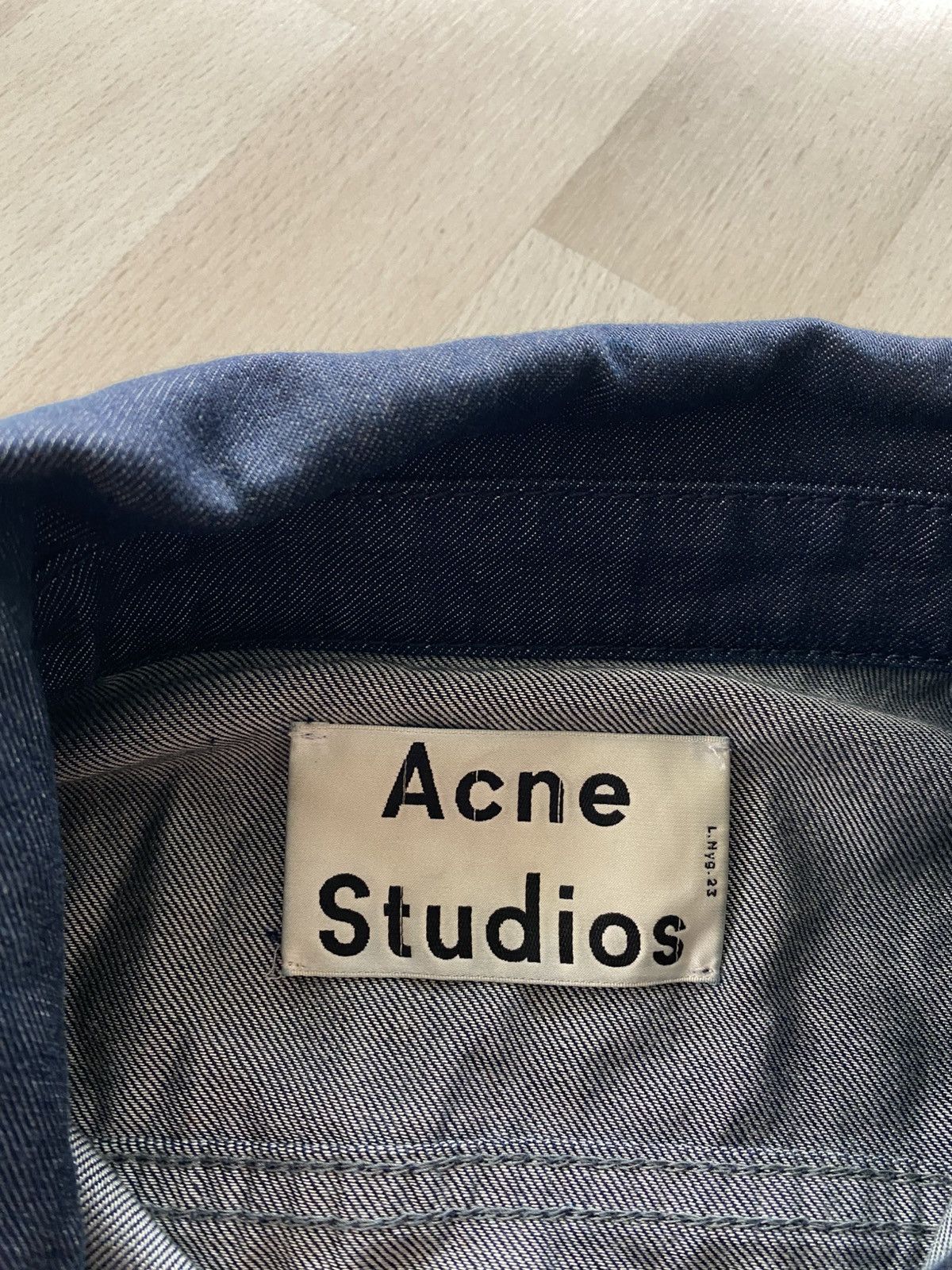 Acne Studios Acne Studios Cropped Denim Jacket Size M / US 6-8 / IT 42-44 - 4 Thumbnail