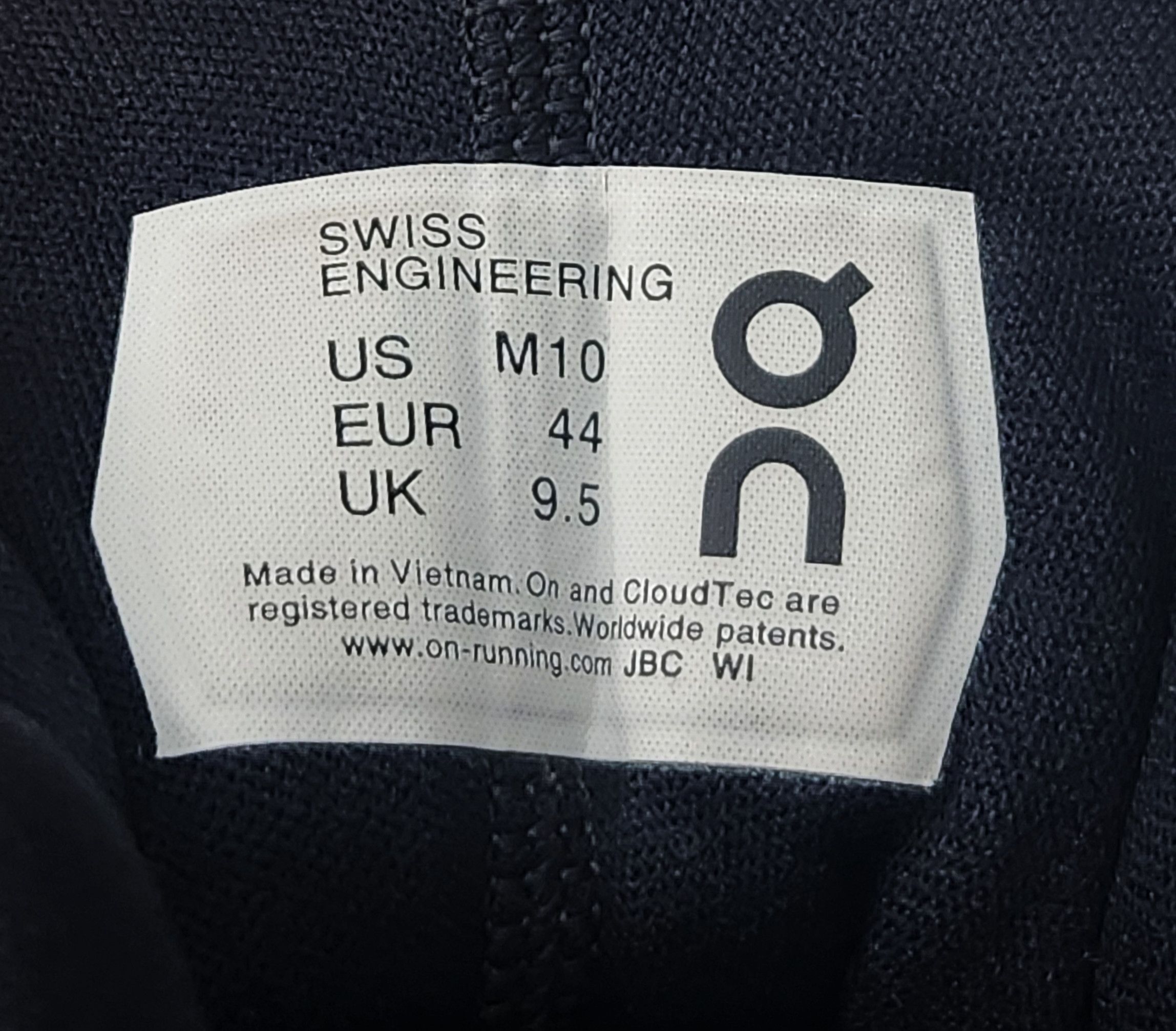 On On Running Cloud Hi Ink Brown Navy Blue Men's SZ 10 sneaker Size US 10 / EU 43 - 6 Thumbnail
