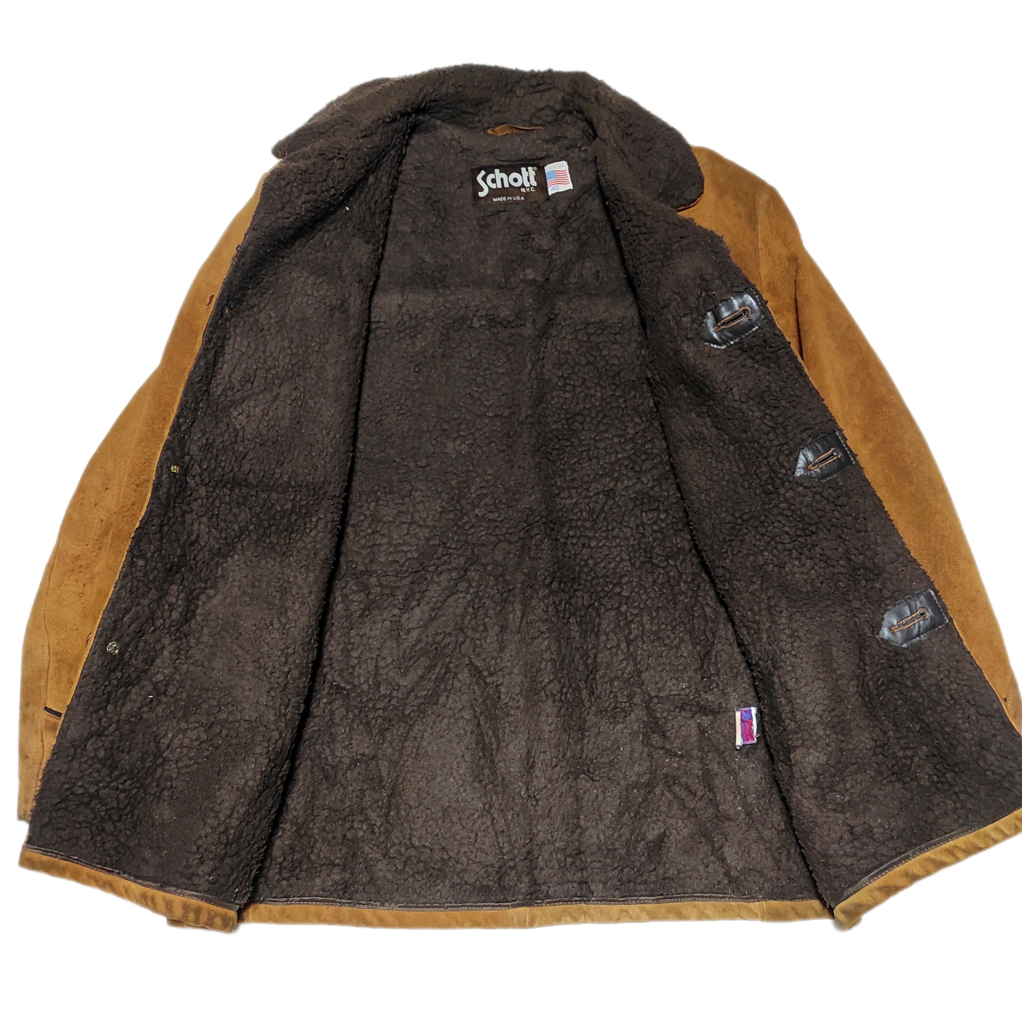 Schott Beautiful Vintage Schott N.Y.C Suede leather jacket Size US M / EU 48-50 / 2 - 3 Thumbnail