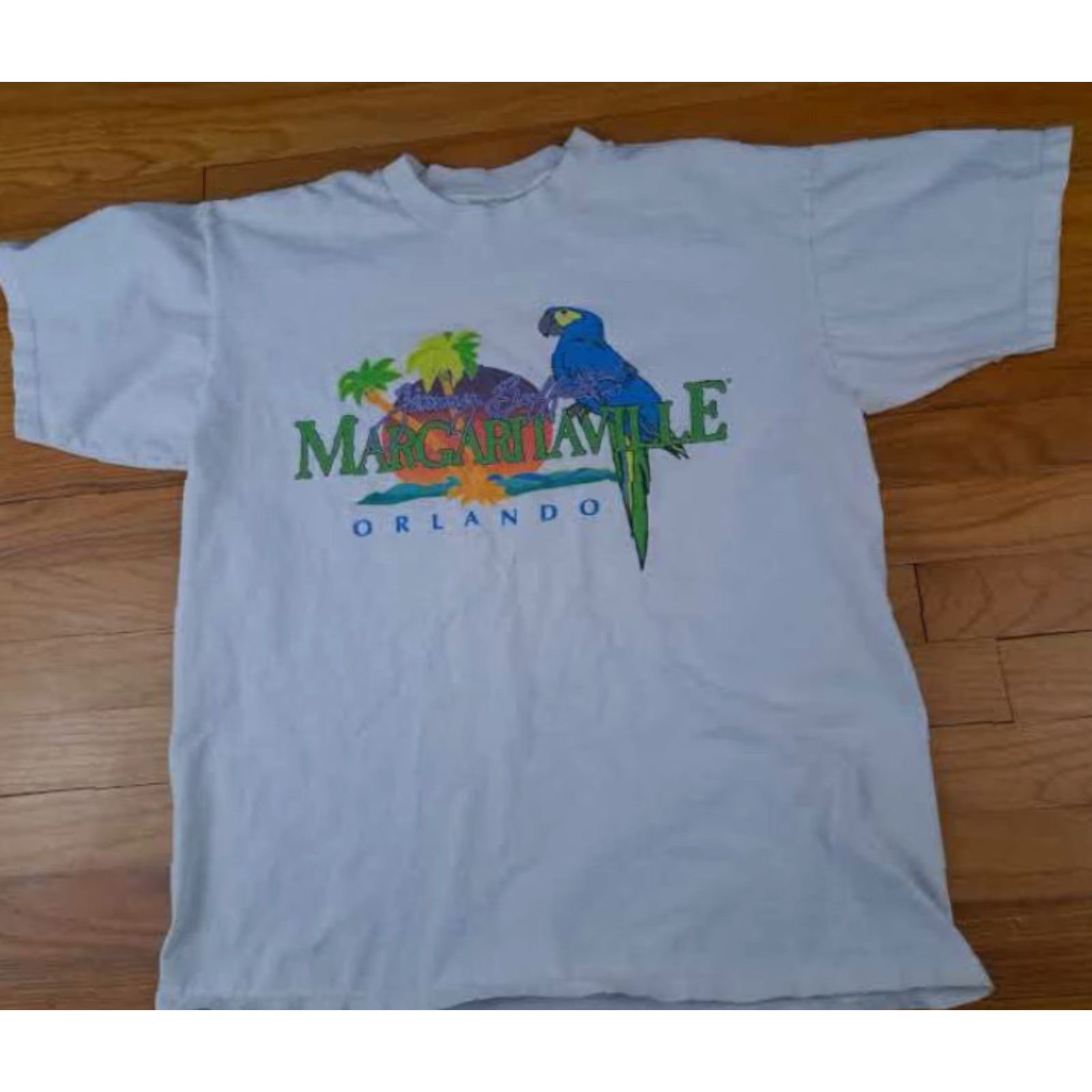 Vintage VINTAGE Margaritaville Orlando White T-Shirt L Unbranded Unisex Adults Short Sleeve Shirt Mens Womens Size L / US 10 / IT 46 - 4 Thumbnail