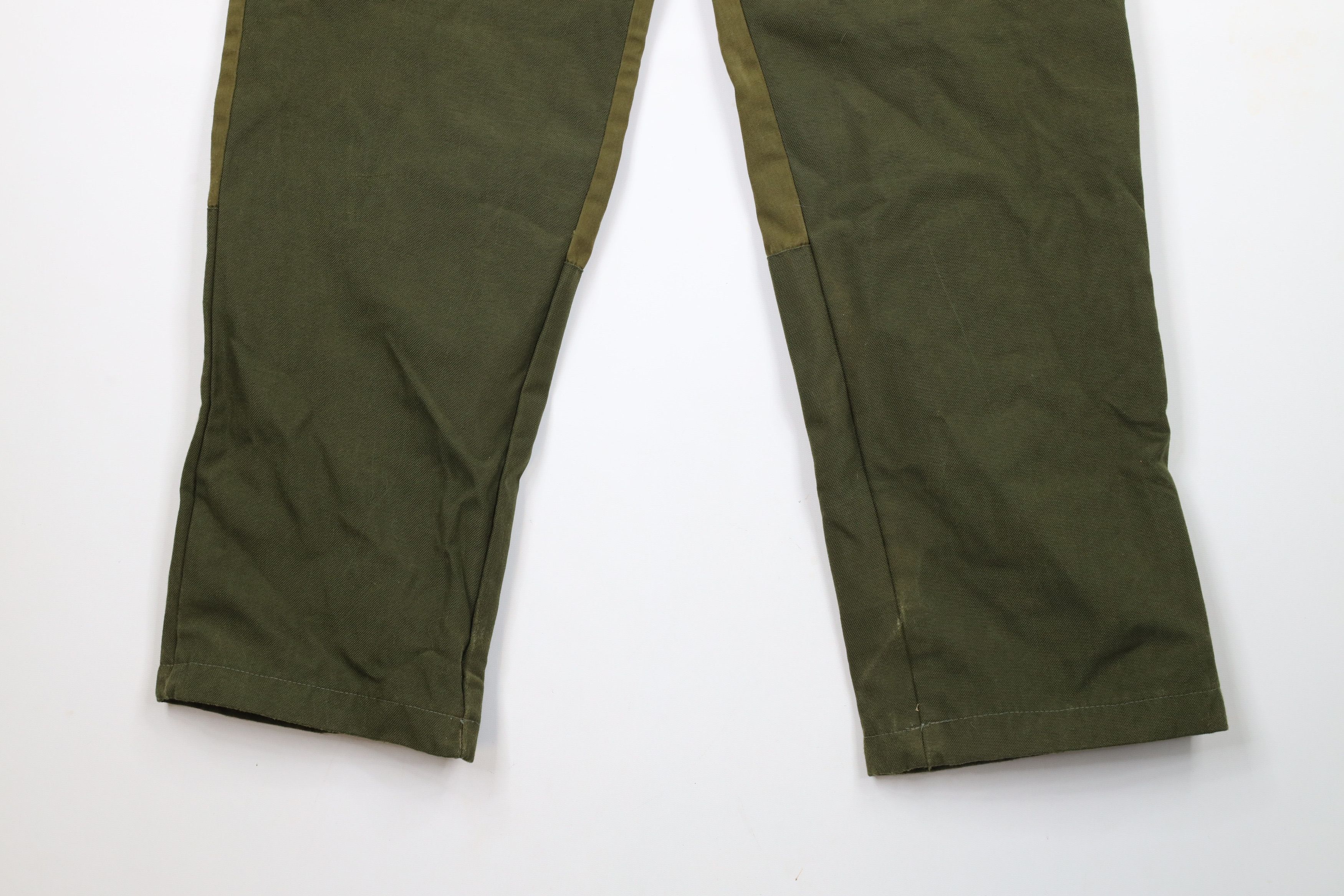 Cabelas × Vintage Vintage 90s Cabelas Reinforced Field Brush Pants Green USA Size US 36 / EU 52 - 4 Thumbnail
