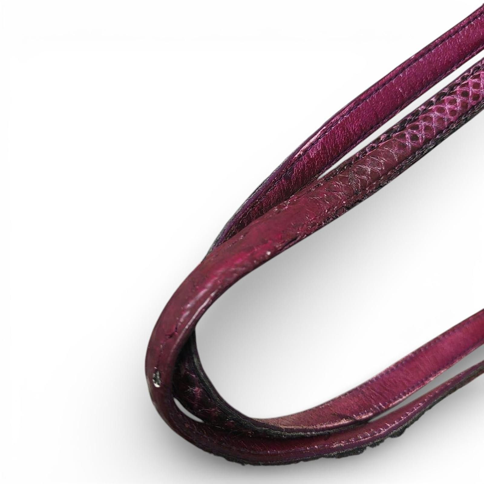 Bottega Veneta Bottega Veneta - Large Burgundy Leather Woven Tote Bag Size ONE SIZE - 8 Thumbnail