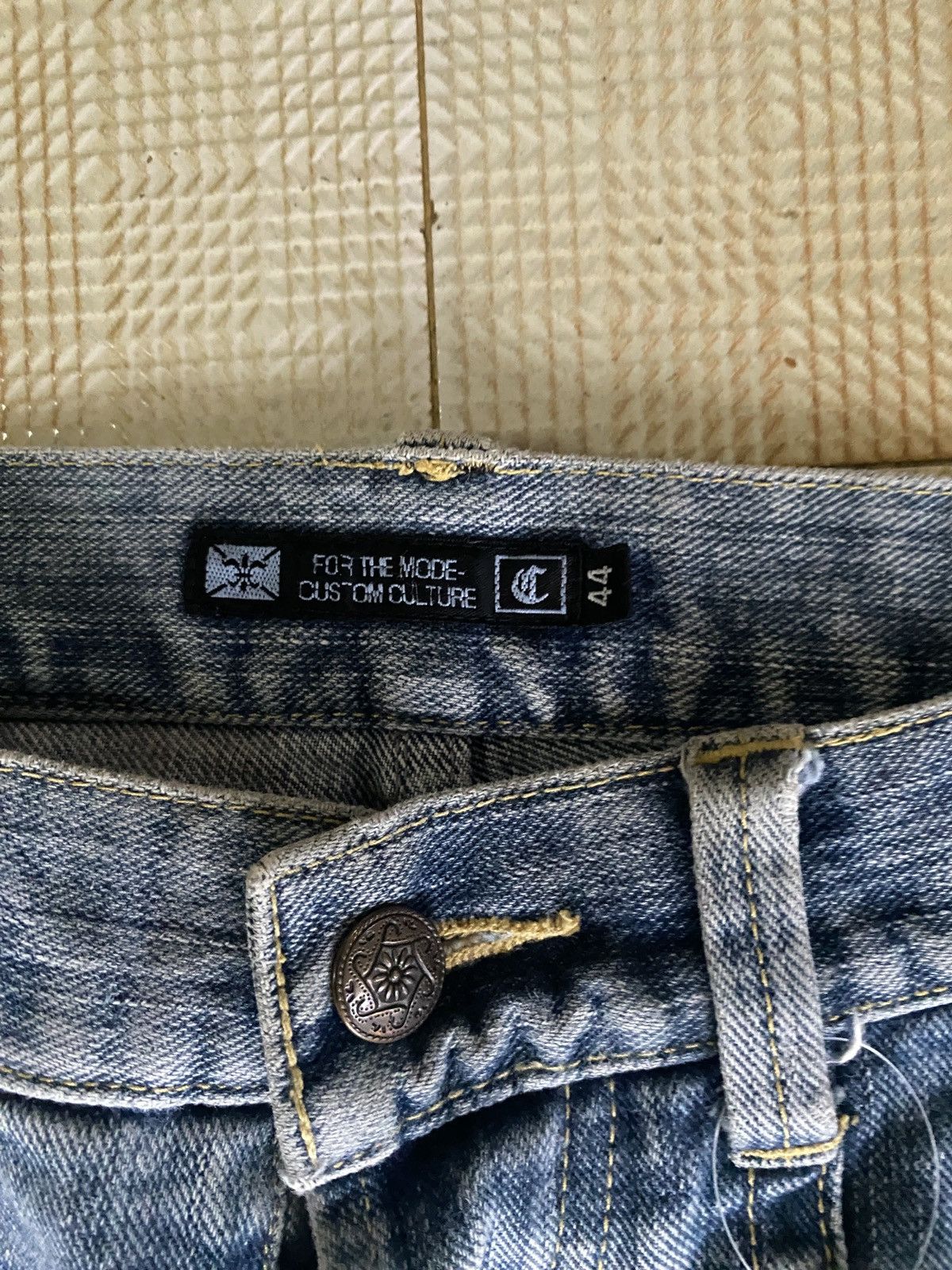 Hysteric Glamour × If Six Was Nine × PPFM Vintage custom culture straight cut denim Size US 31 - 14 Thumbnail