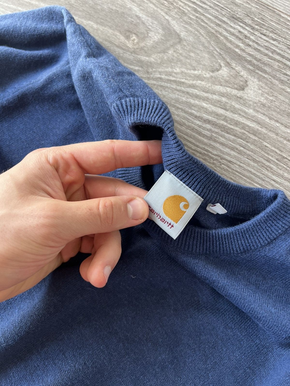 Carhartt × Carhartt Wip ‼️Carhartt Box Logo Knitwear Casual Sweater‼️ Size US S / EU 44-46 / 1 - 16 Thumbnail
