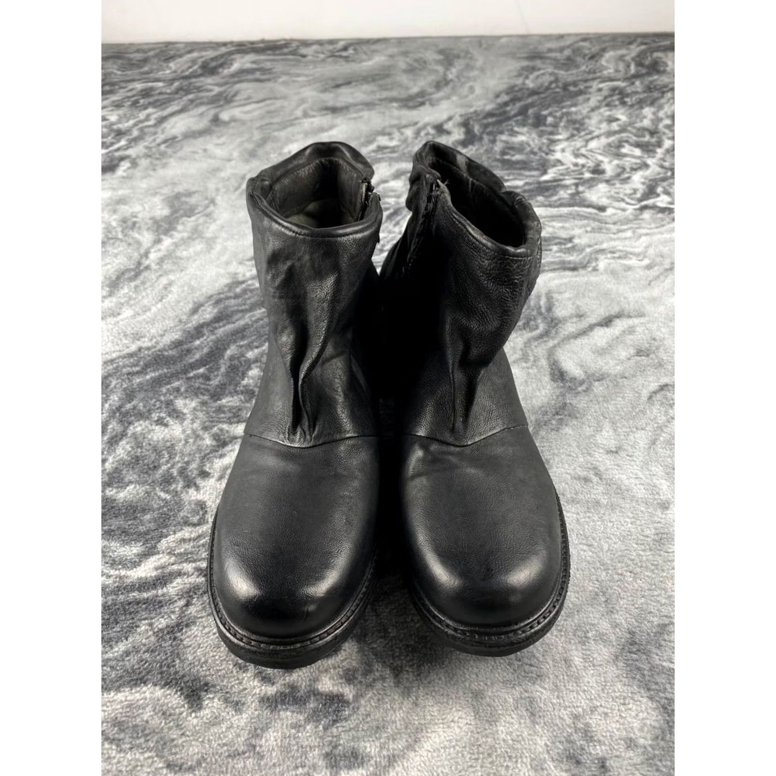 A.S.98 VINTAGE A.S. 98 Dirk Boot Men Black Leather Ankle 41 Size US 8 / EU 41 - 3 Thumbnail