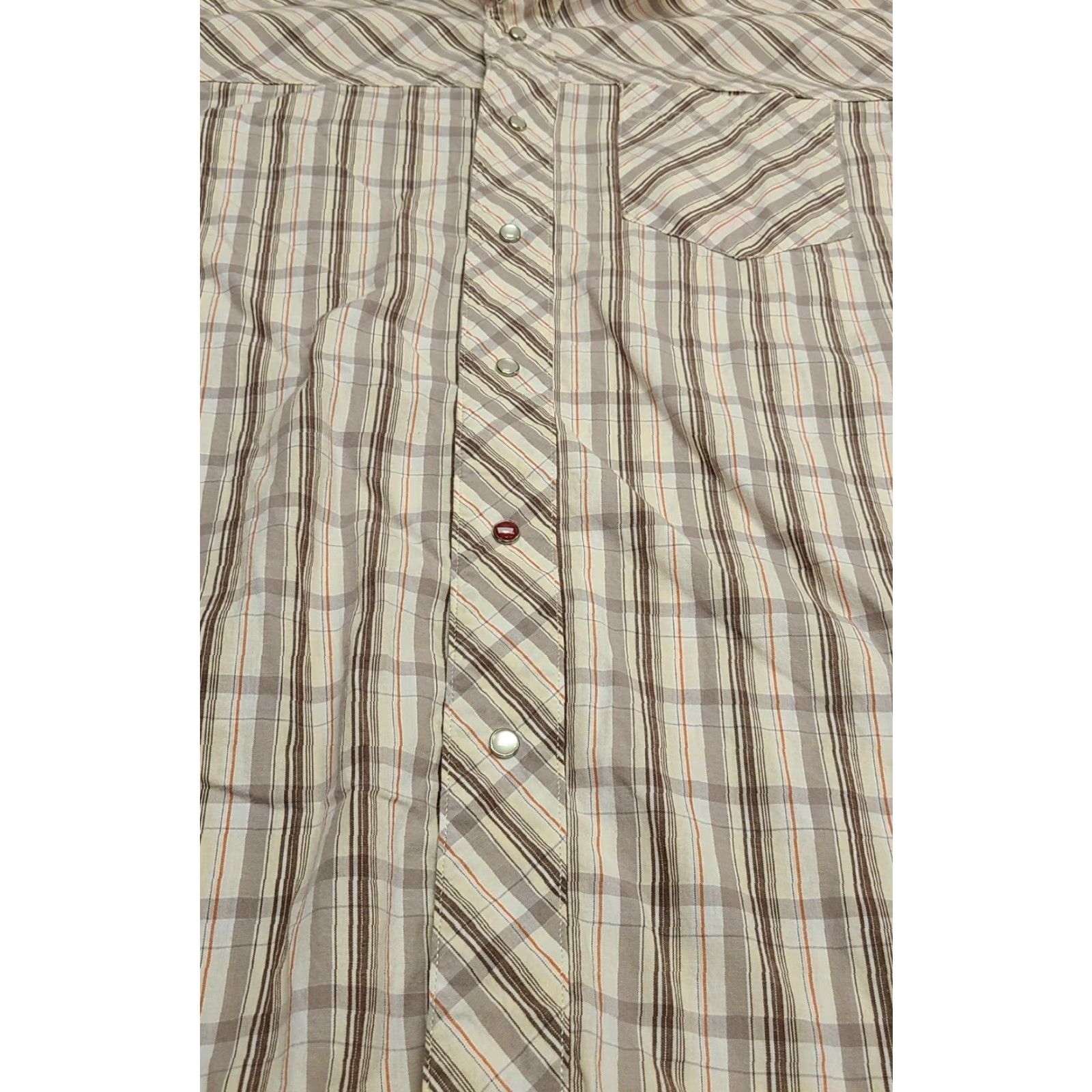 Levi's Levi's Shirt Mens Medium Plaid Multicolor Pearl Snaps Western Cotton Flannel Collared Point Sleeve Long Snap Regular Casual Size US M / EU 48-50 / 2 - 2 Thumbnail