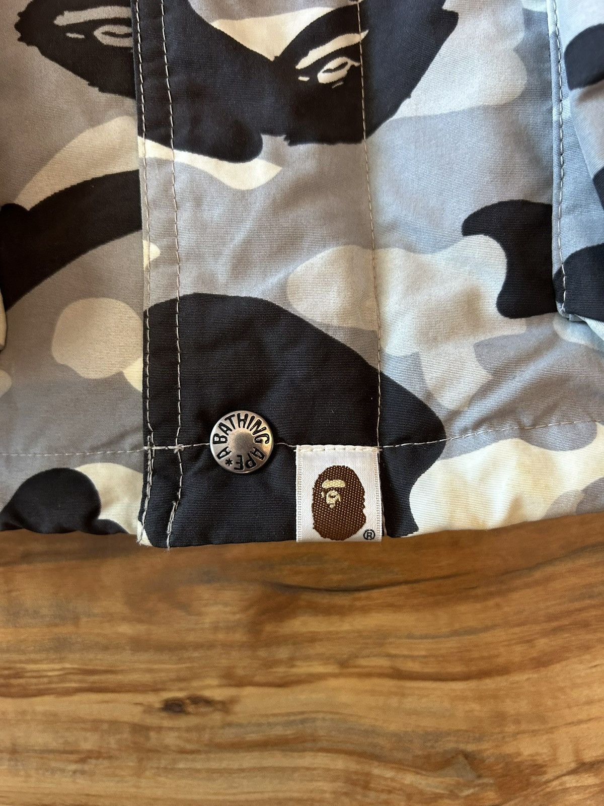 Bape OG Bape Snow Camo Snowboard Jacket Size US L / EU 52-54 / 3 - 14 Thumbnail
