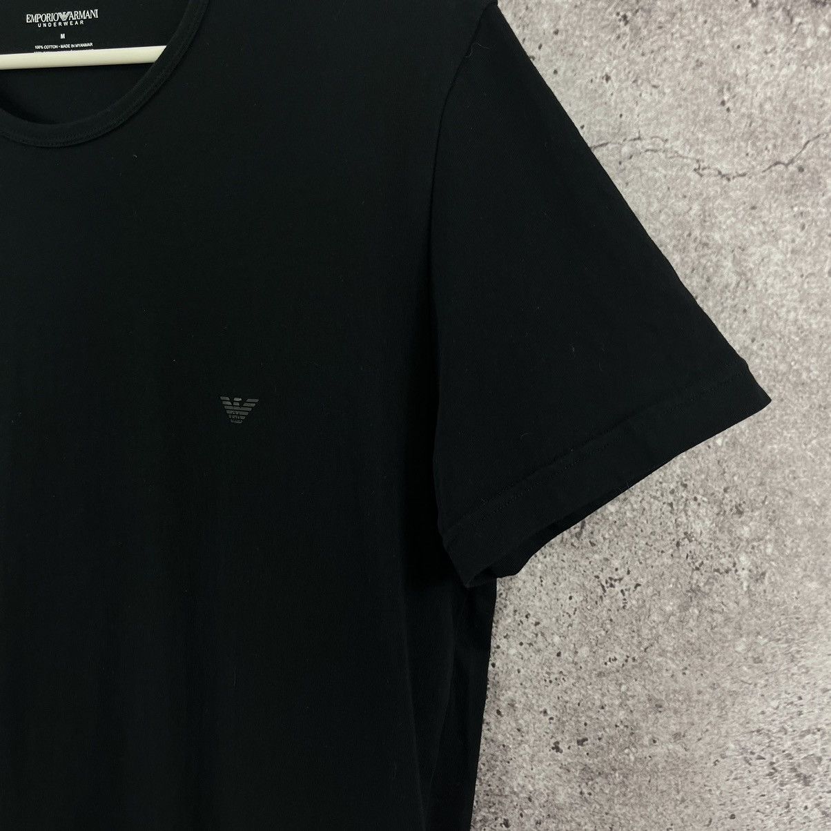 Armani Emporio Armani Basic Slim Fit T-Shirt Black Size M Size US M / EU 48-50 / 2 - 5 Thumbnail