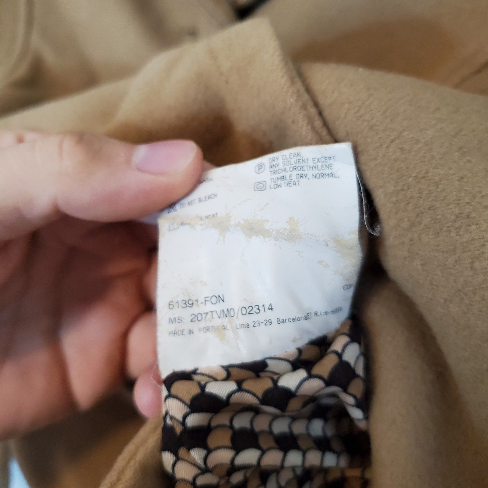 Burberry Thomas Burberry Wool Peacoat tan size XS Size XS / US 0-2 / IT 36-38 - 7 Thumbnail
