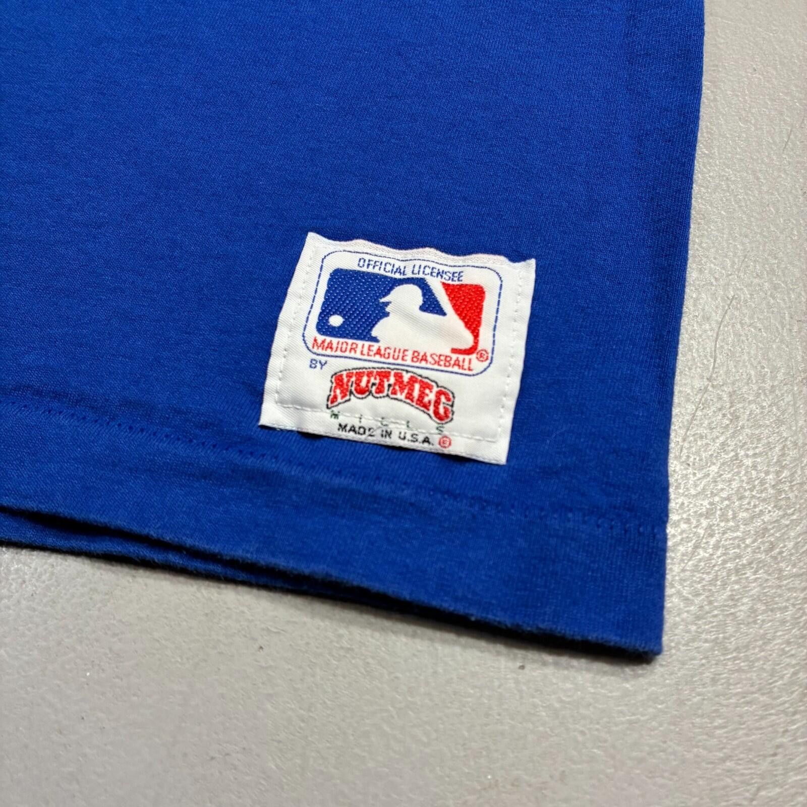 Nutmeg vtg new york mets nutmeg mlb tee made in usa 80s Size ONE SIZE - 4 Thumbnail