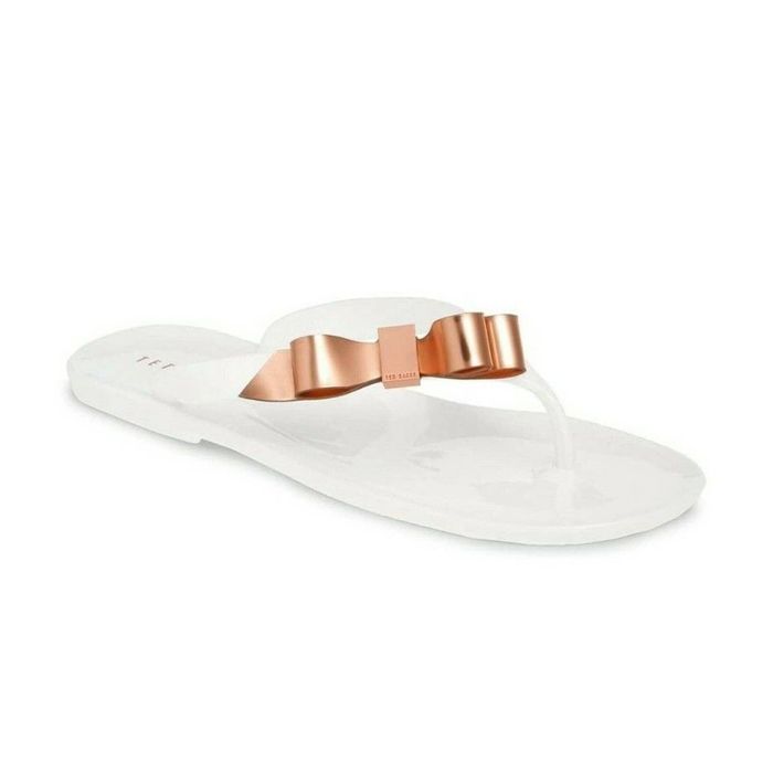 Ted baker rose hot sale gold flip flops