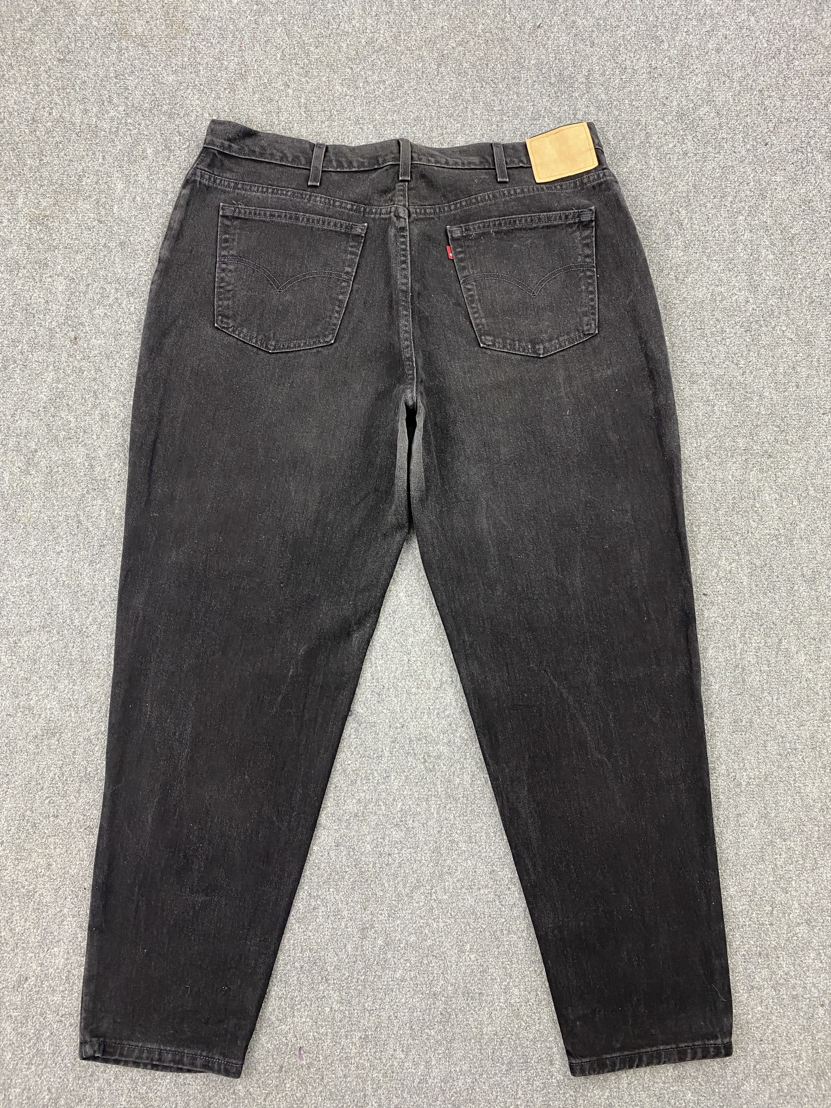 Levi's × Vintage Vintage 90s Levis 559 Super Black Jeans Size US 41 - 3 Thumbnail