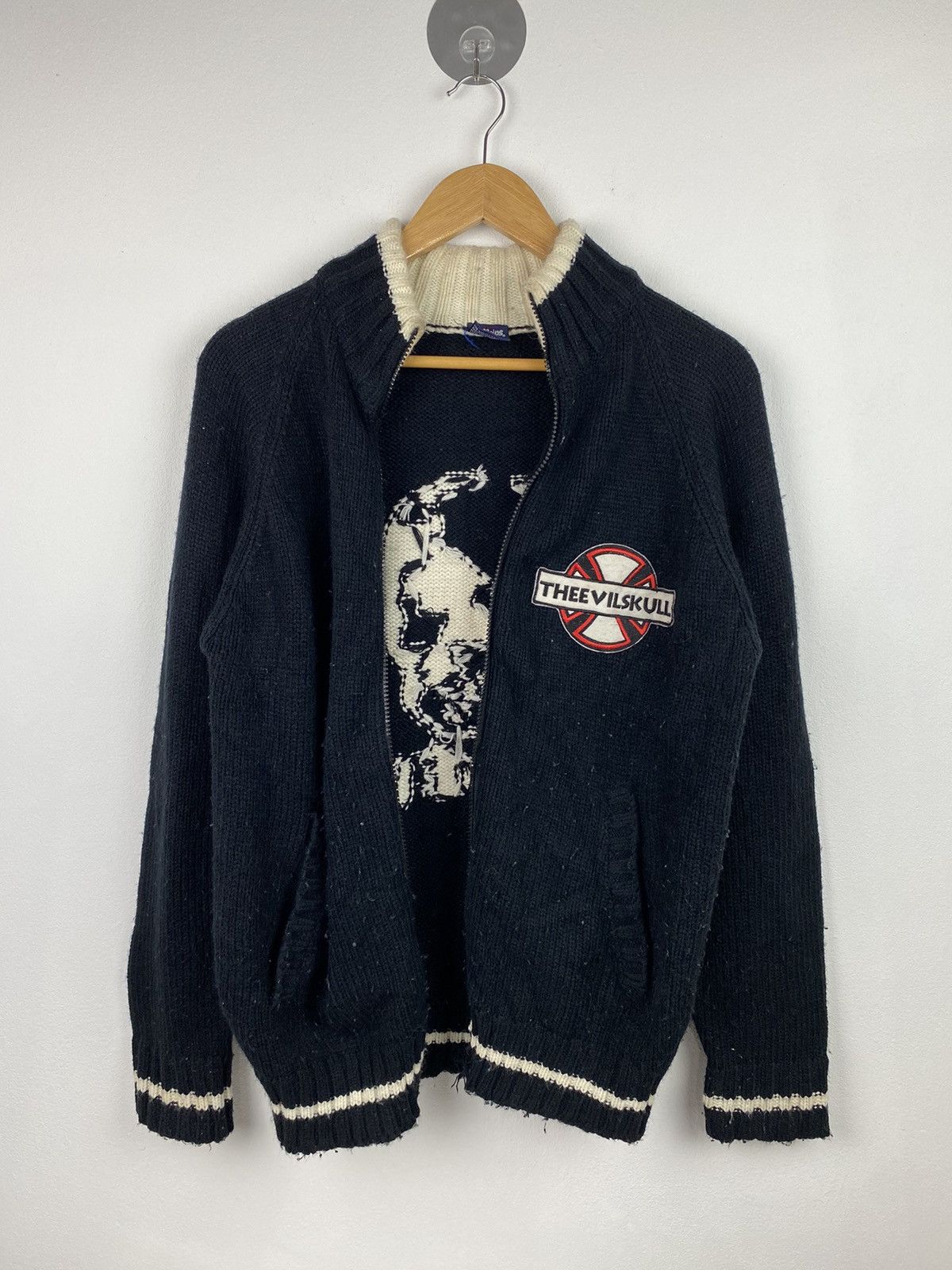 If Six Was Nine The Evil Skull Knitwear Size US M / EU 48-50 / 2 - 4 Thumbnail