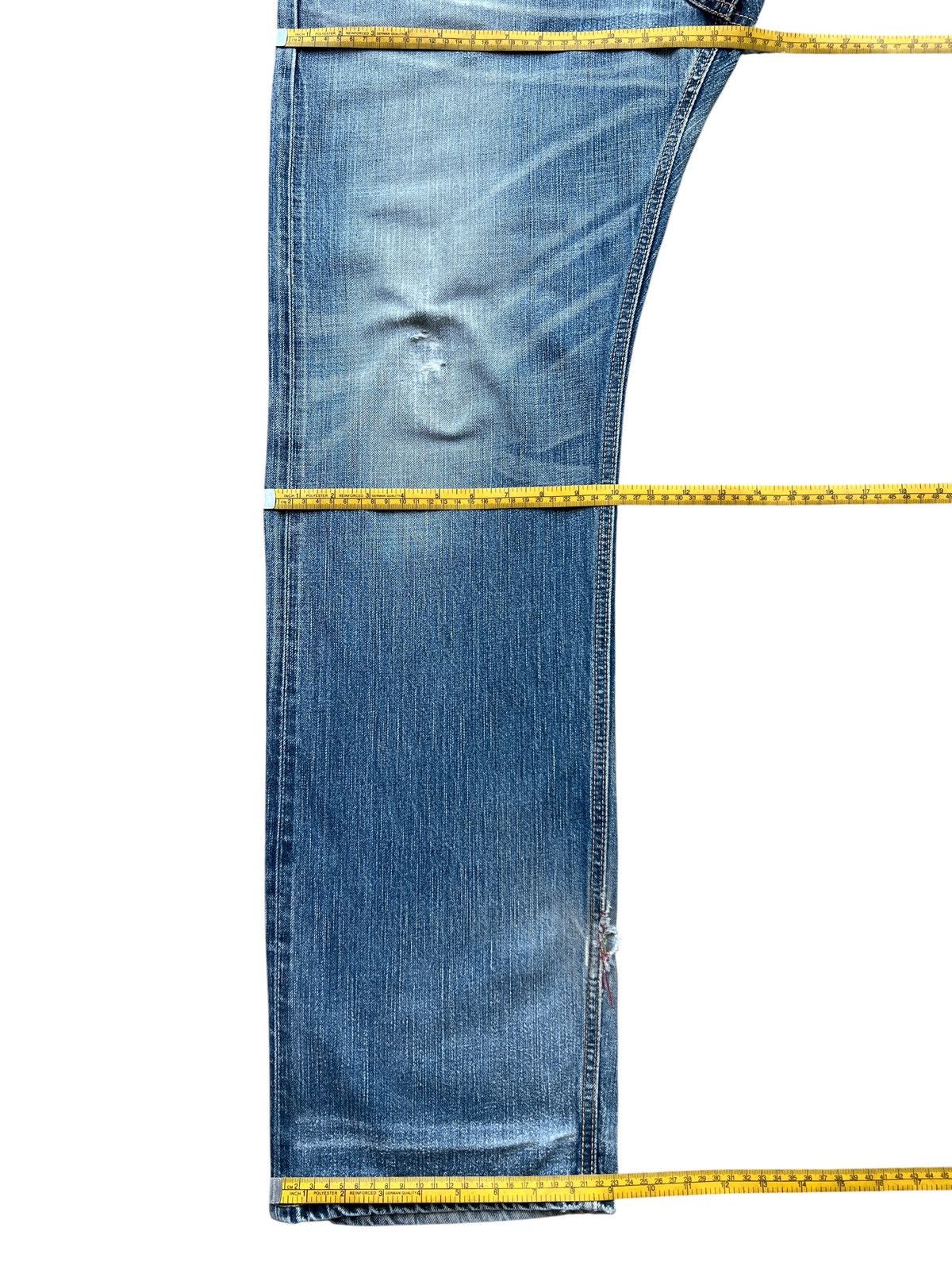 Edwin Vintage Edwin Selvedge Distressed Denim Jeans 36x34 Size US 36 / EU 52 - 16 Thumbnail