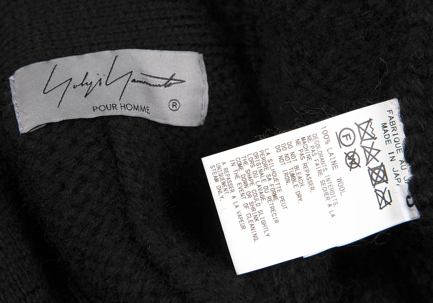 Yohji Yamamoto Yohji Yamamoto Wool Long Cardigan Black 3 Size US L / EU 52-54 / 3 - 16 Thumbnail